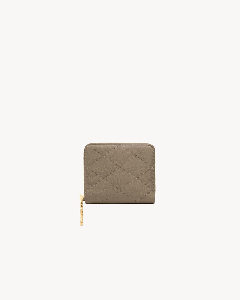 CASSANDRE BIJOU compact wallet in GRAIN DE POUDRE leather