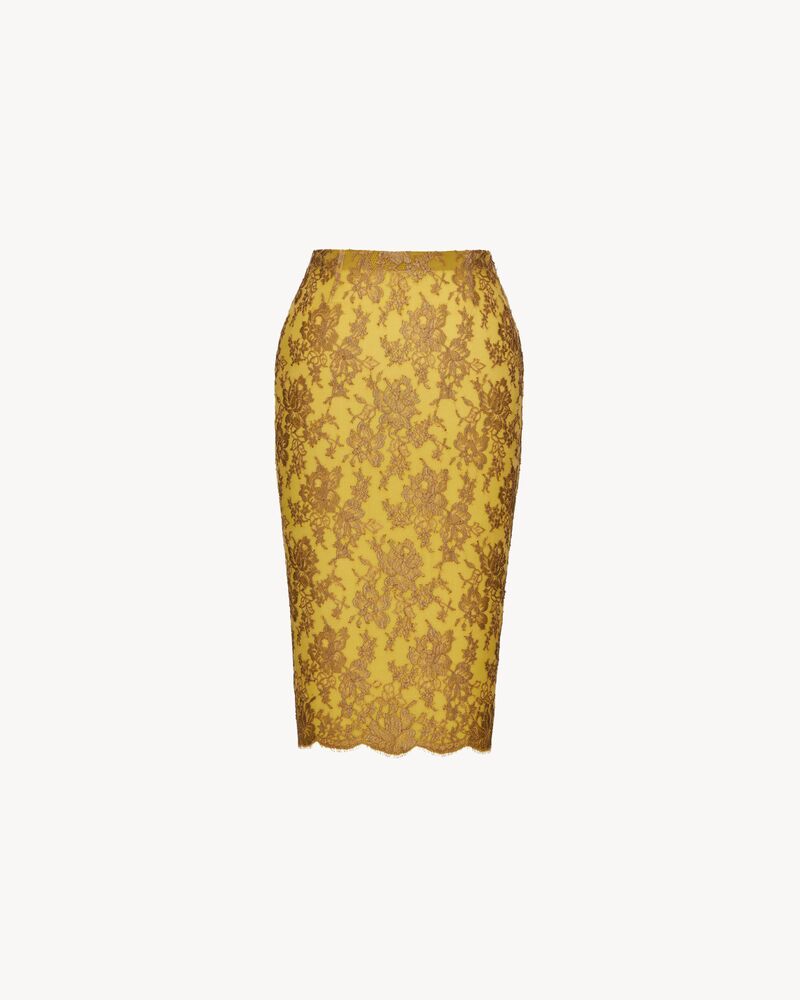 lace midi skirt
