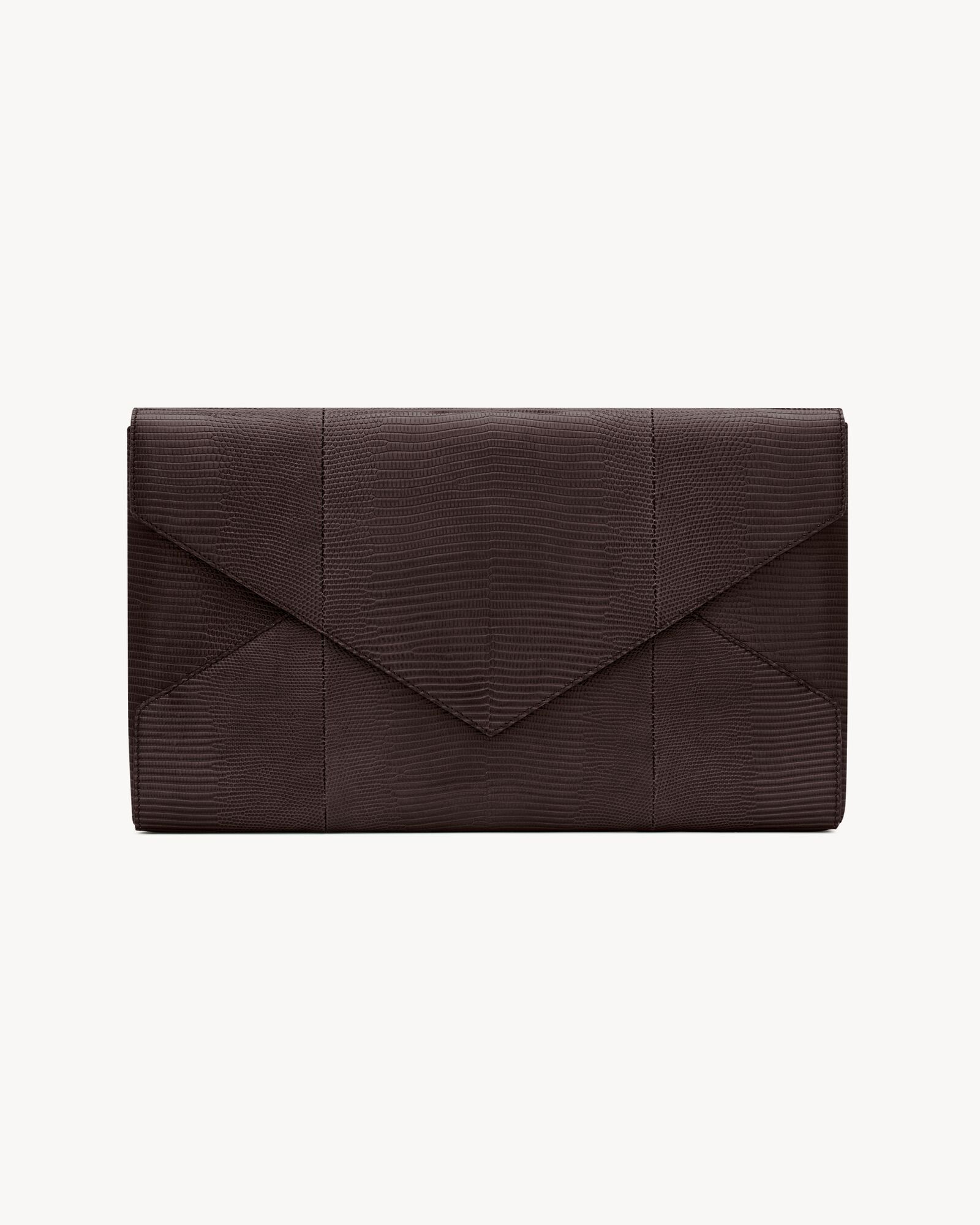 LETTER large pouch in lizard — A003UNEABNV2256