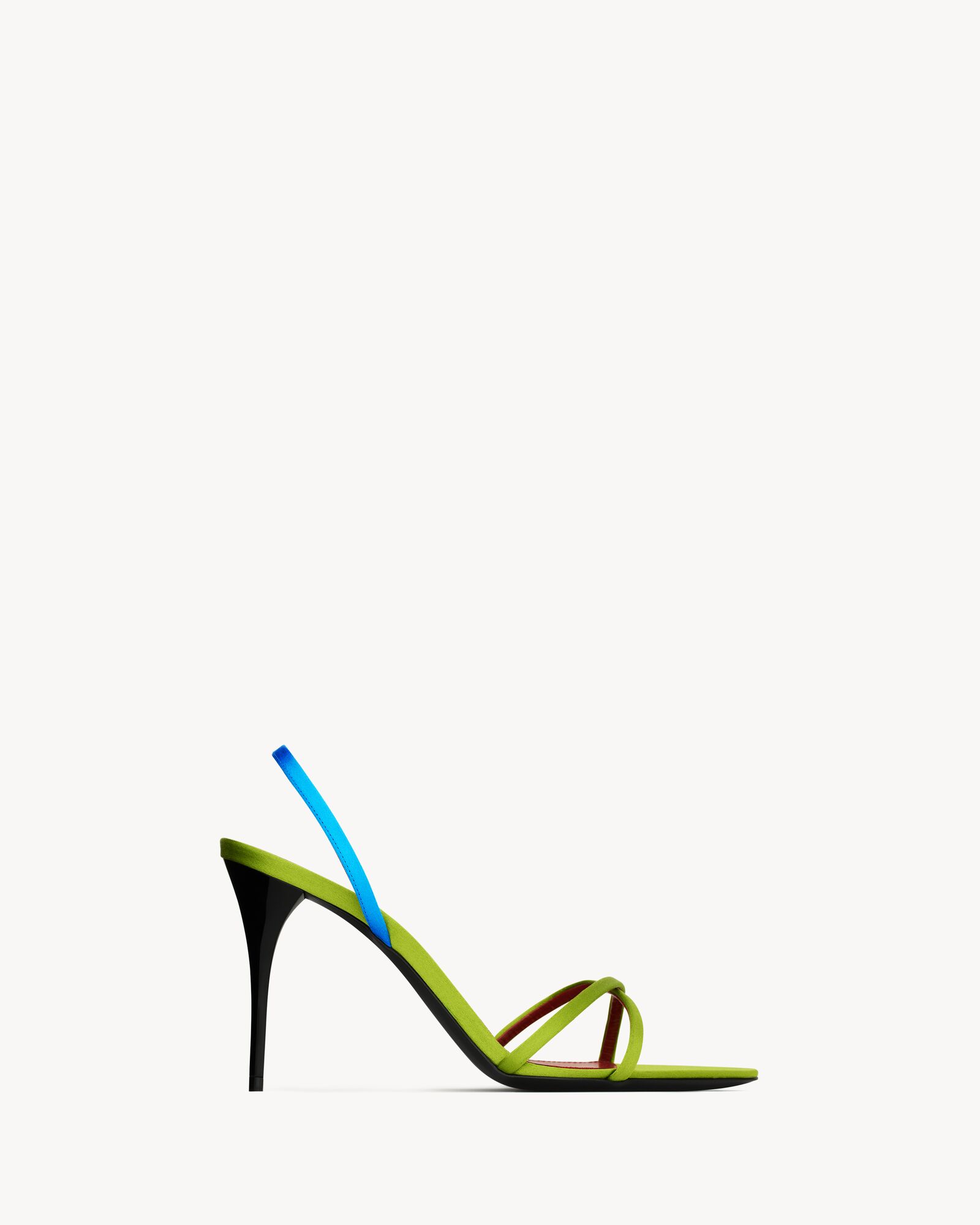 JUSTIFY slingback sandals in satin crepe — 8697399QNA23590