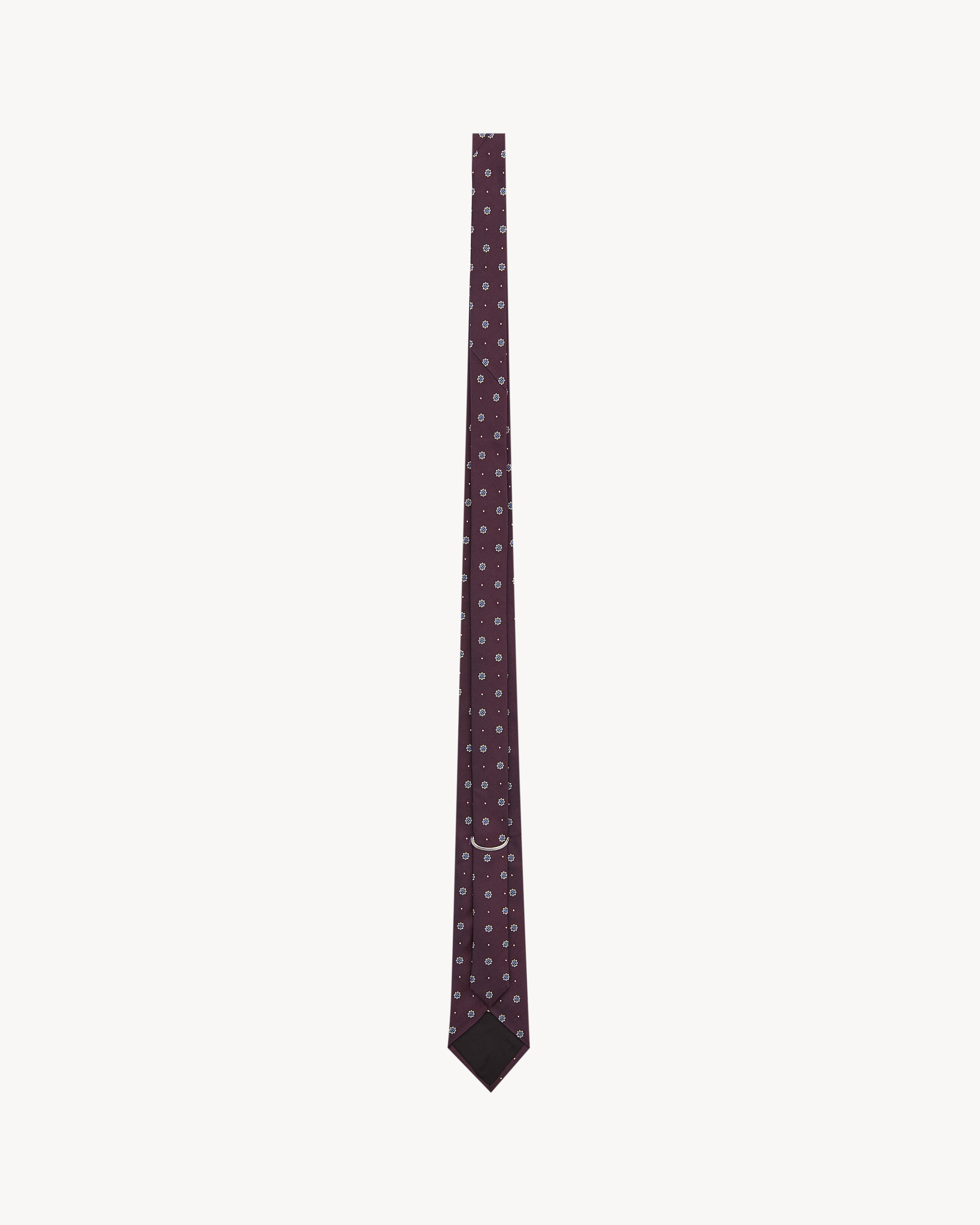tie in silk jacquard