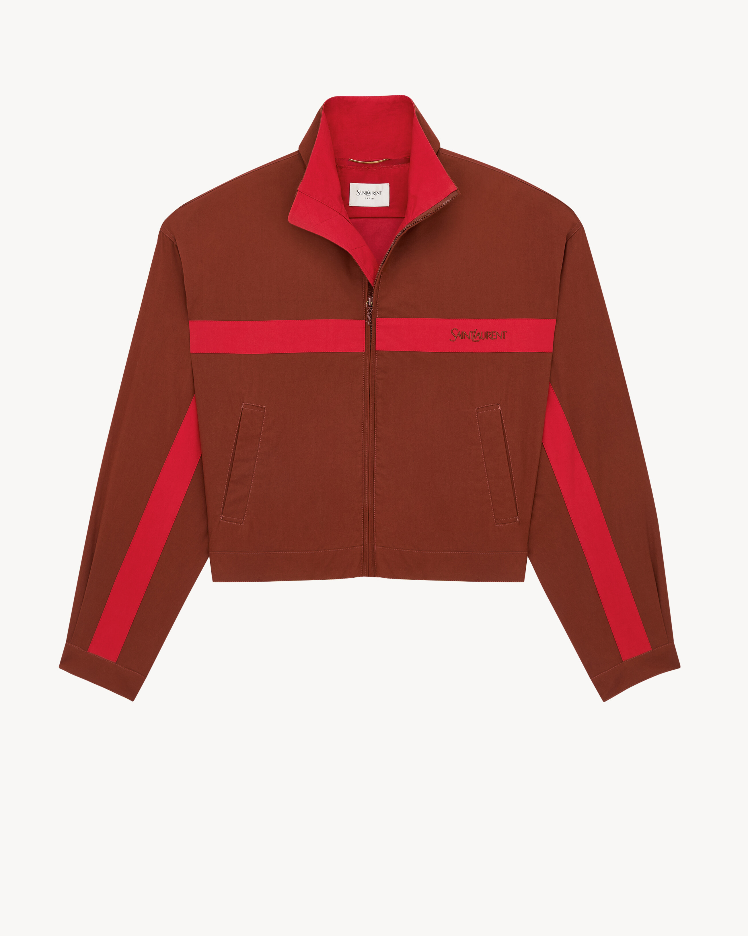 SAINT LAURENT jacket in cotton canvas