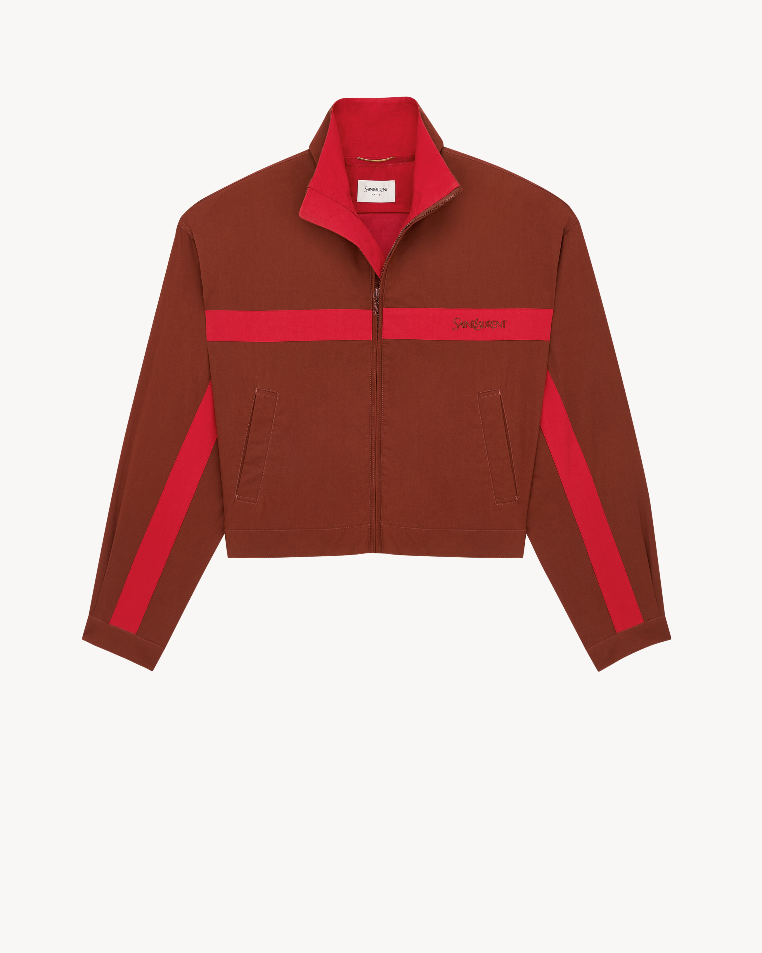 SAINT LAURENT jacket in cotton canvas