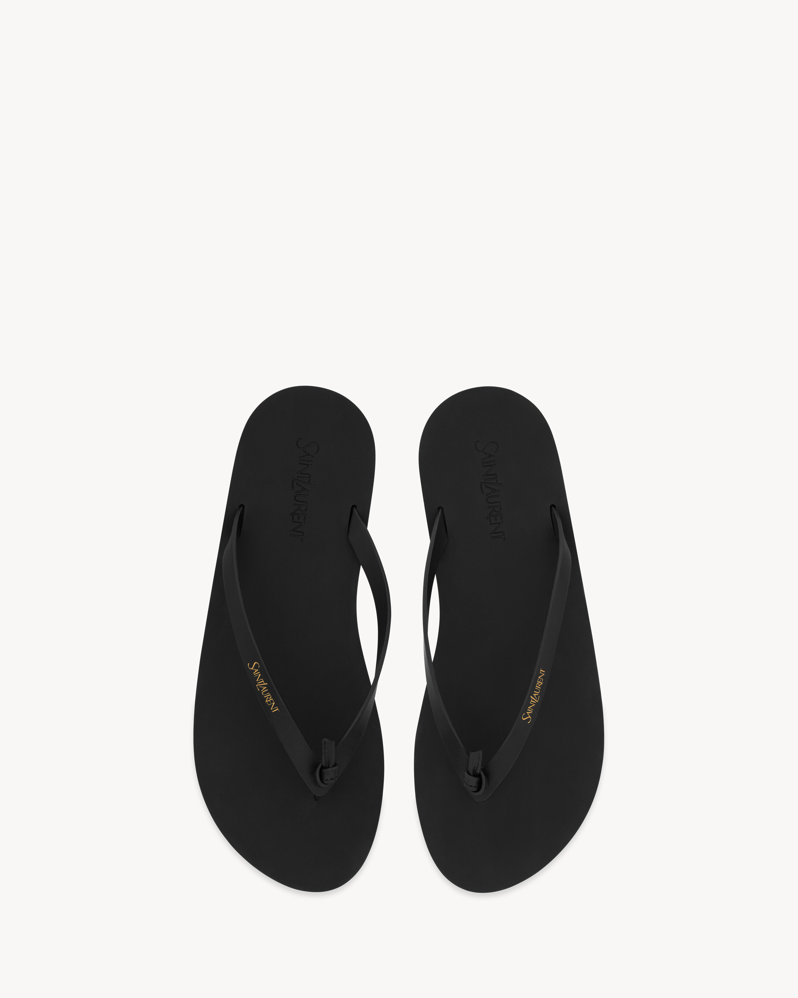 POOL flip-flops in smooth leather