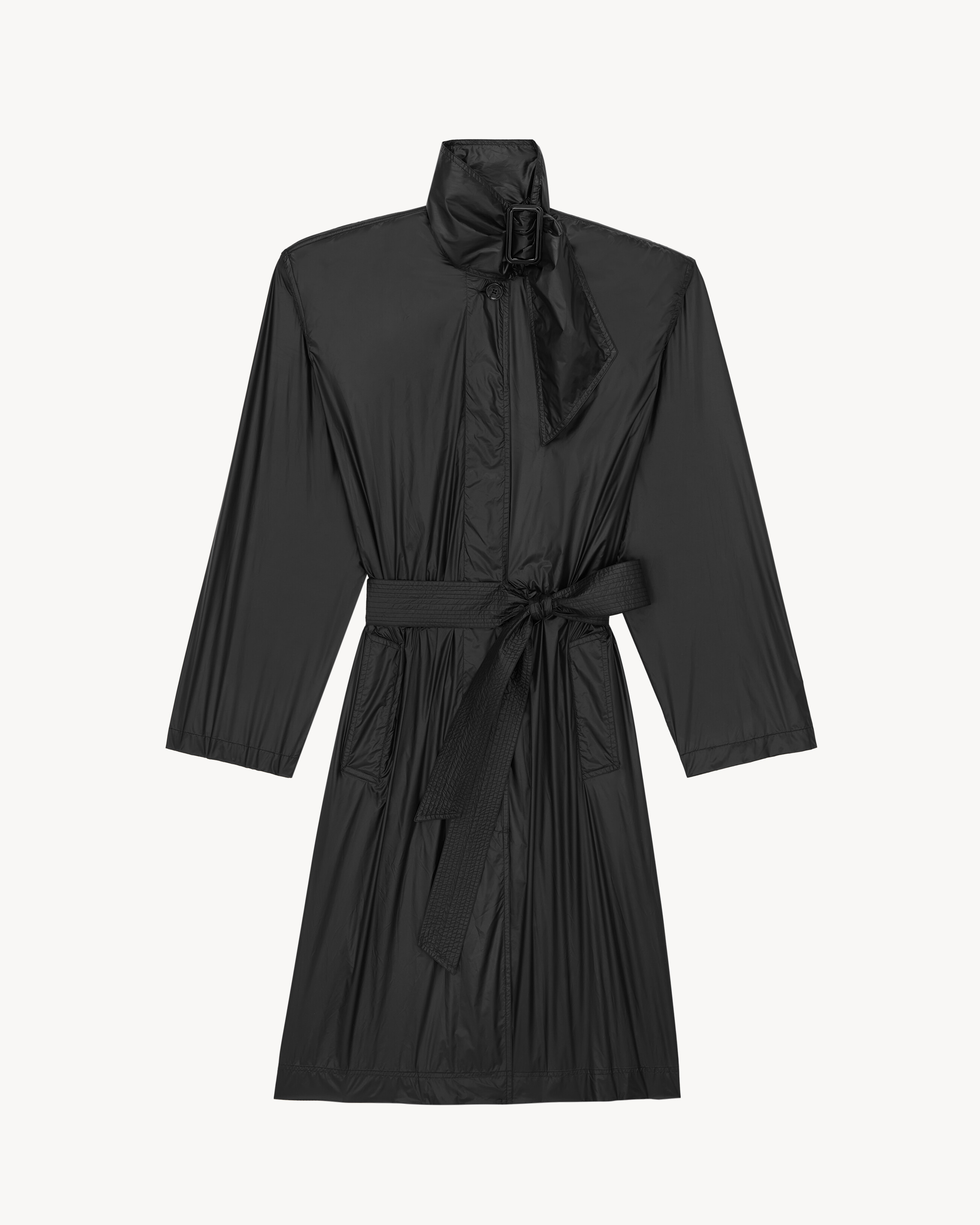 lavallière trench coat in nylon