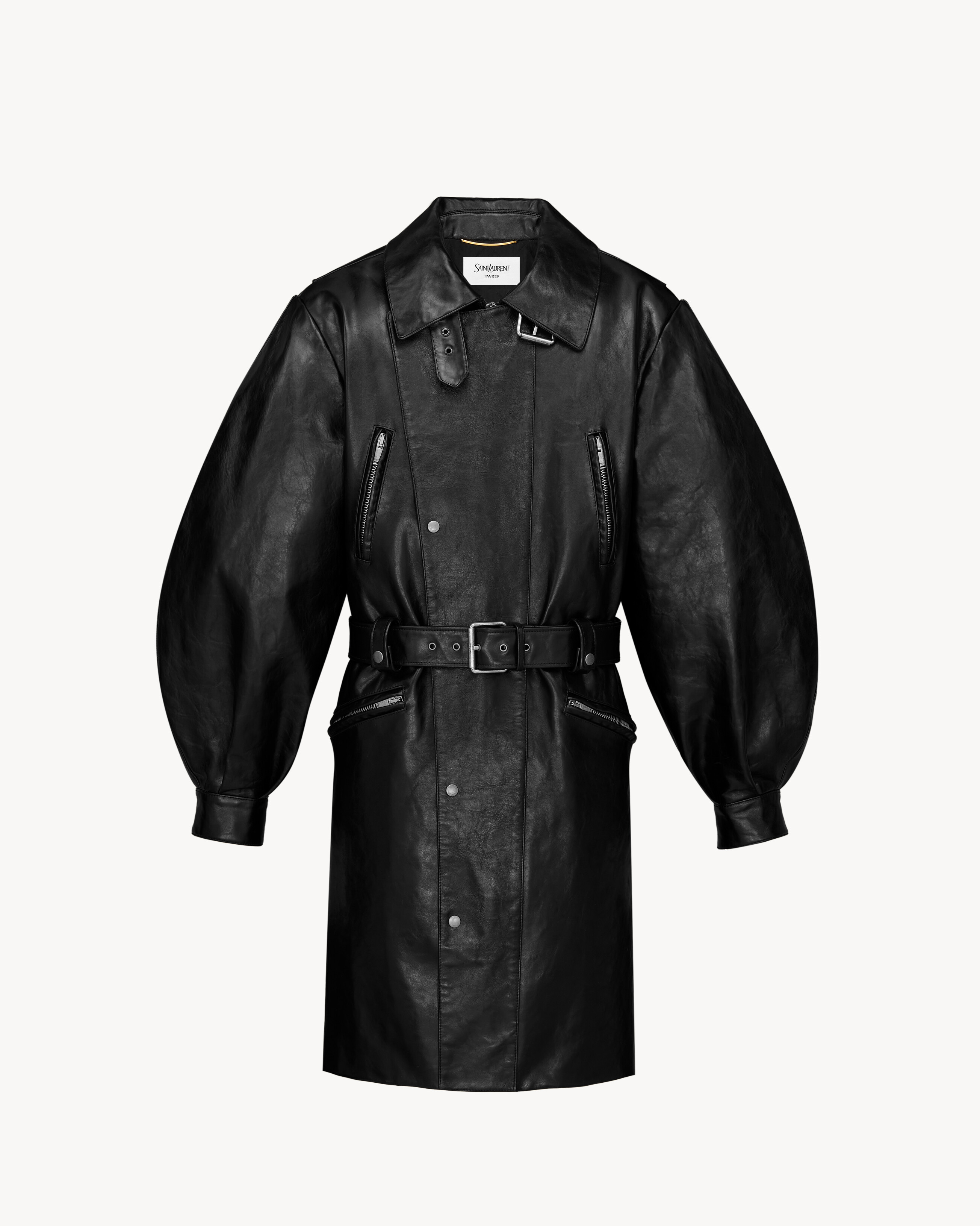 バルーンスリーブ ジャケット（グレインレザー）