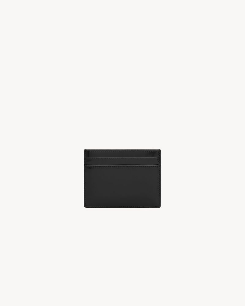 CASSANDRE SHADOW SAINT LAURENT card case in patent leather