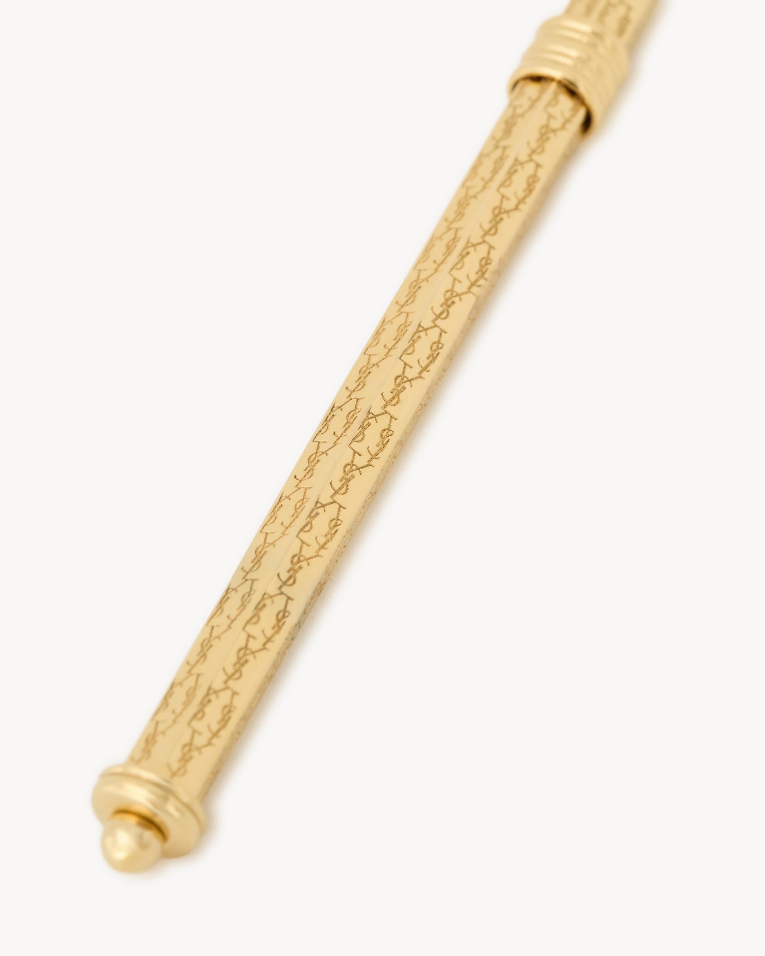 CASSANDRE cocktail stirrer necklace in metal