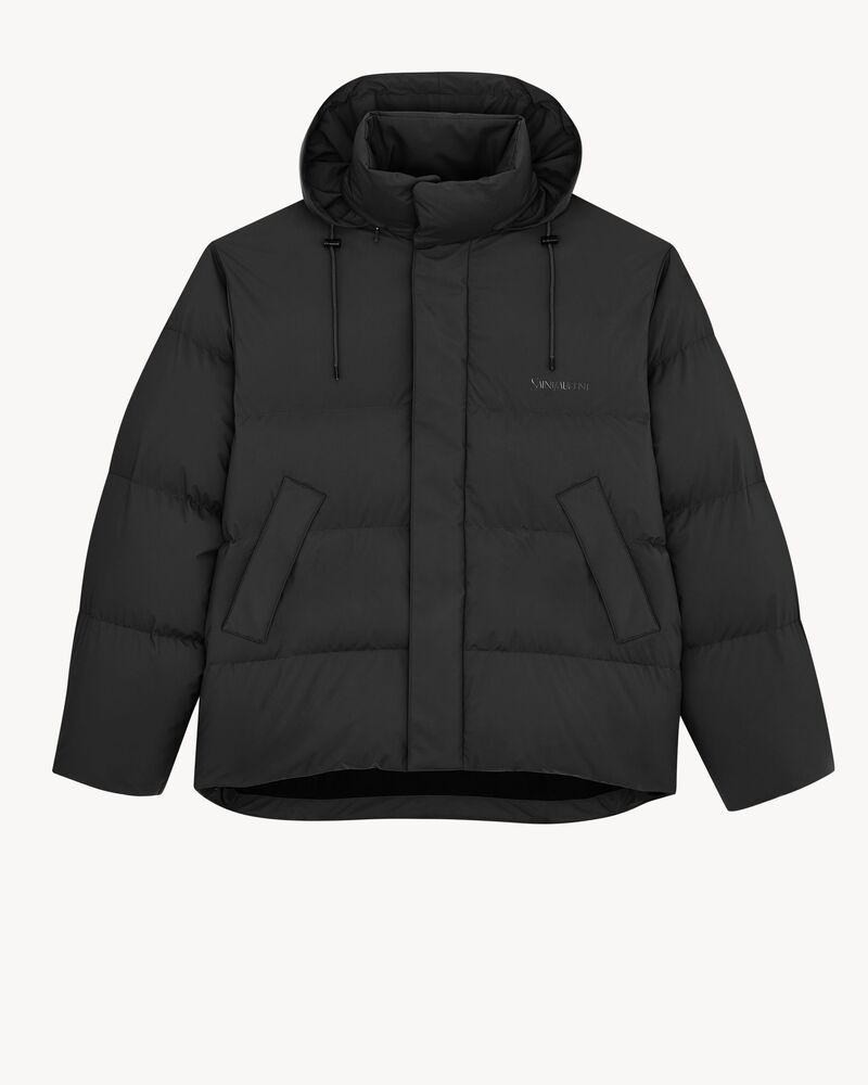 DOWN PUFFER JACKET IN WATER-REPELLENT CANVAS