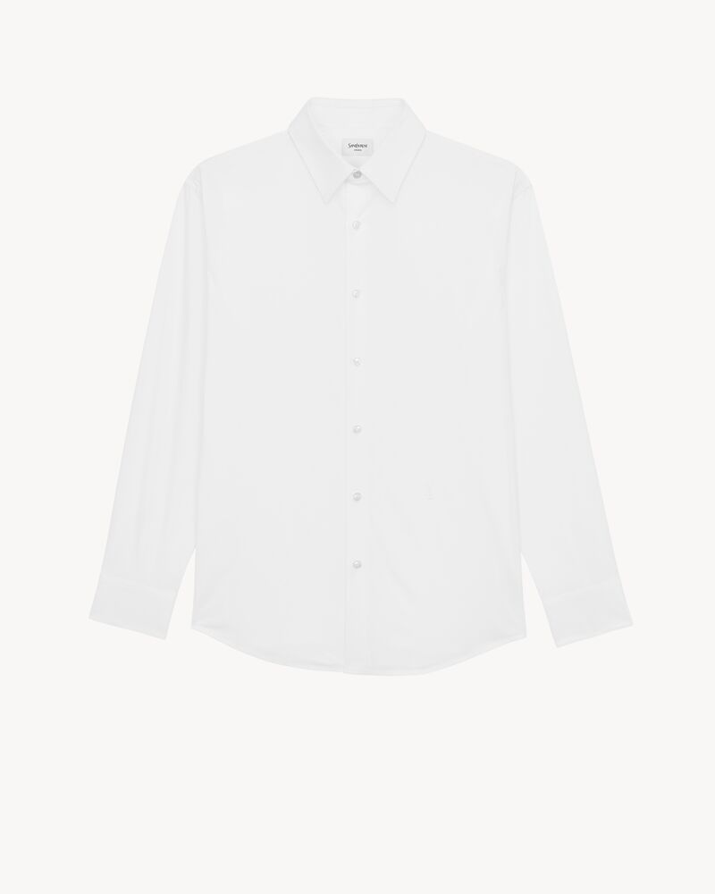 CASSANDRE shirt in stretch cotton poplin
