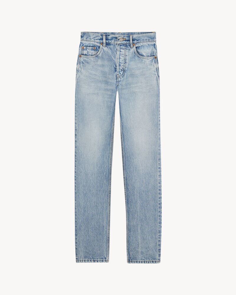 straight jeans in south blue denim