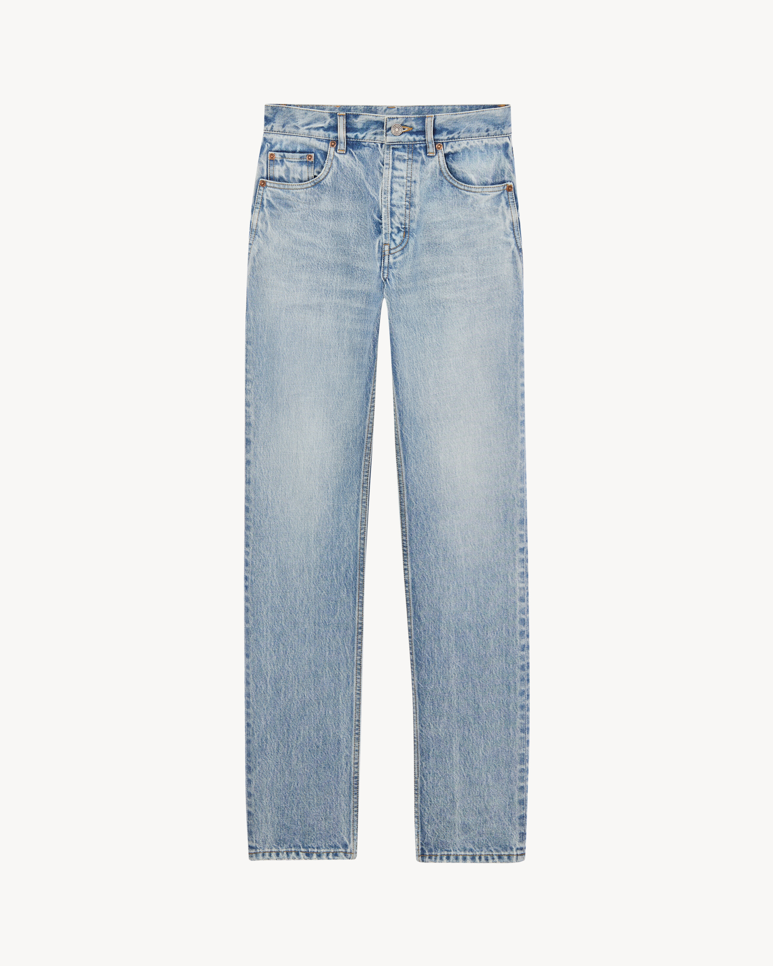 straight jeans in south blue denim