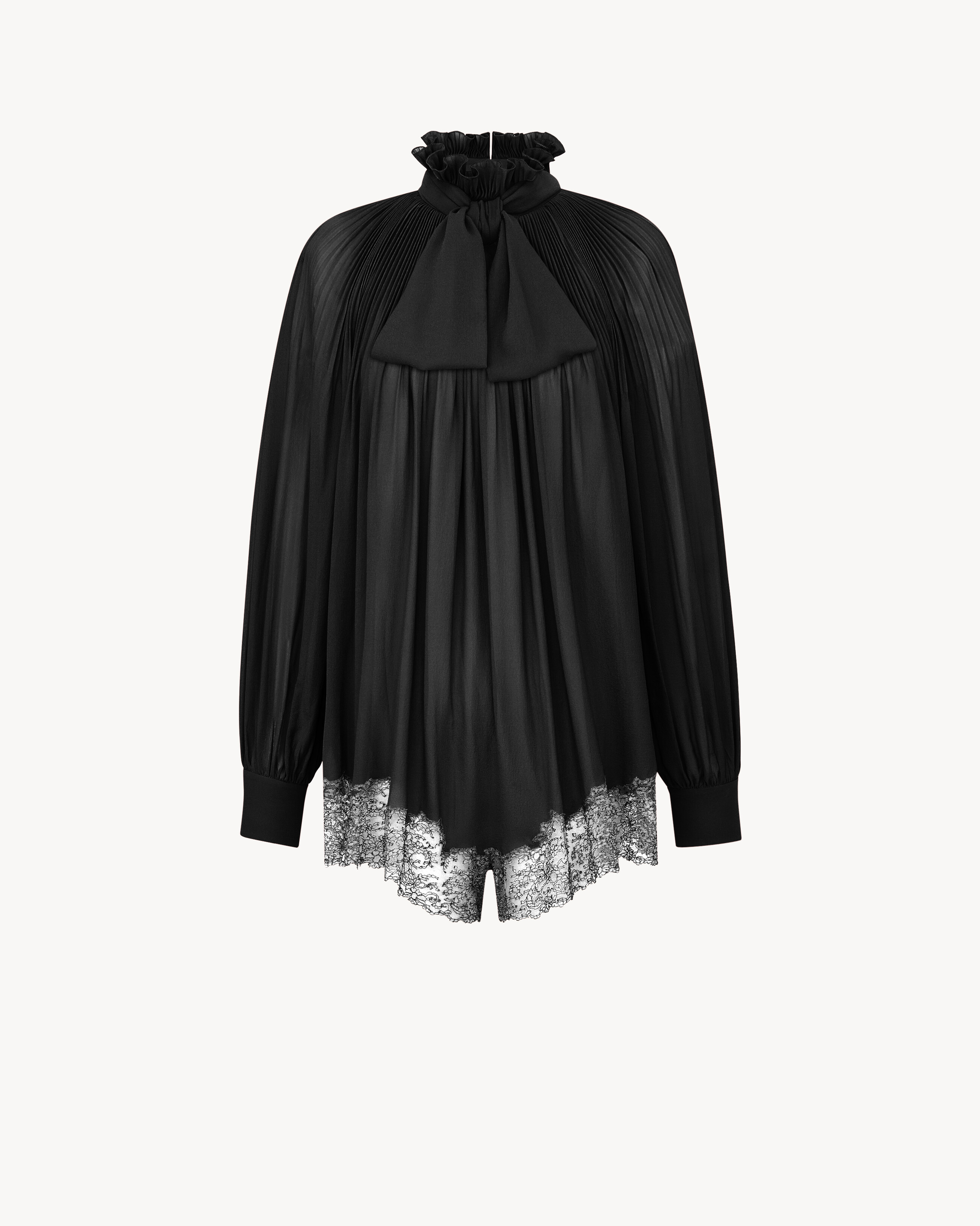 塔夫绸花结连衫裤