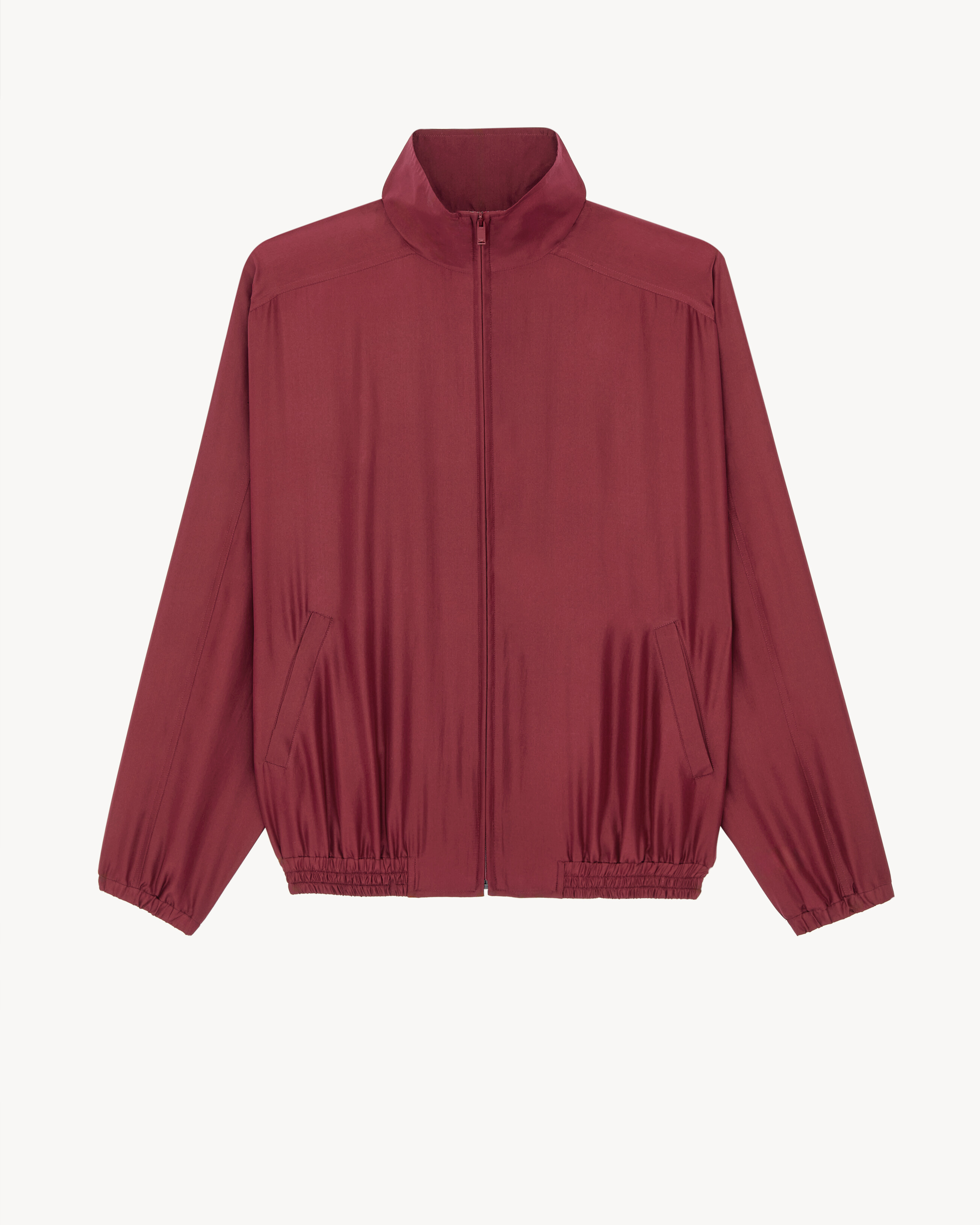 jacket in silk habotai