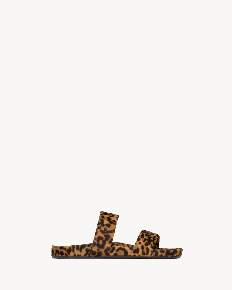 NICHOLS sandales en cuir effet pony