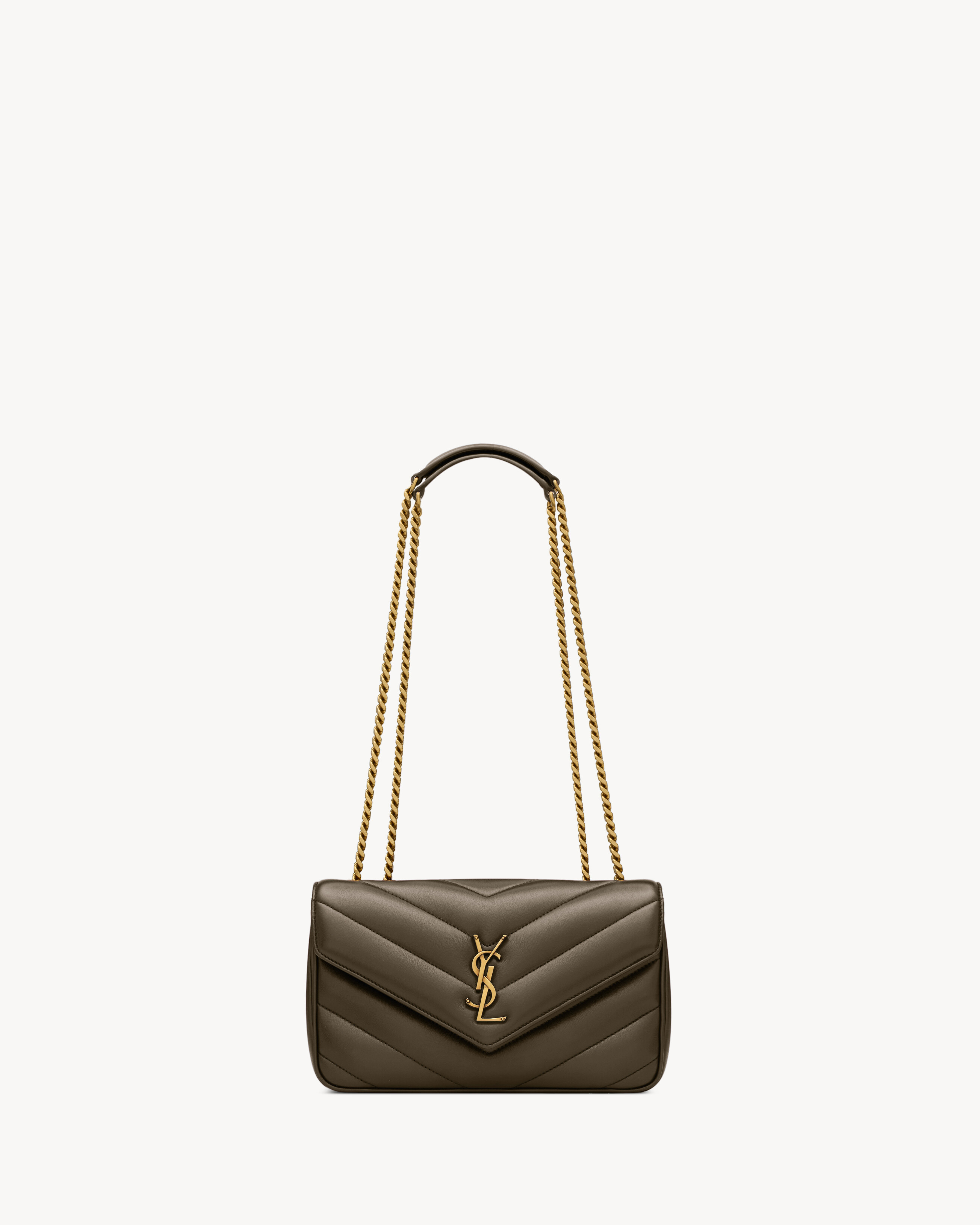 bolsa LOULOU pequena em couro de cordeiro MATELASSÉ