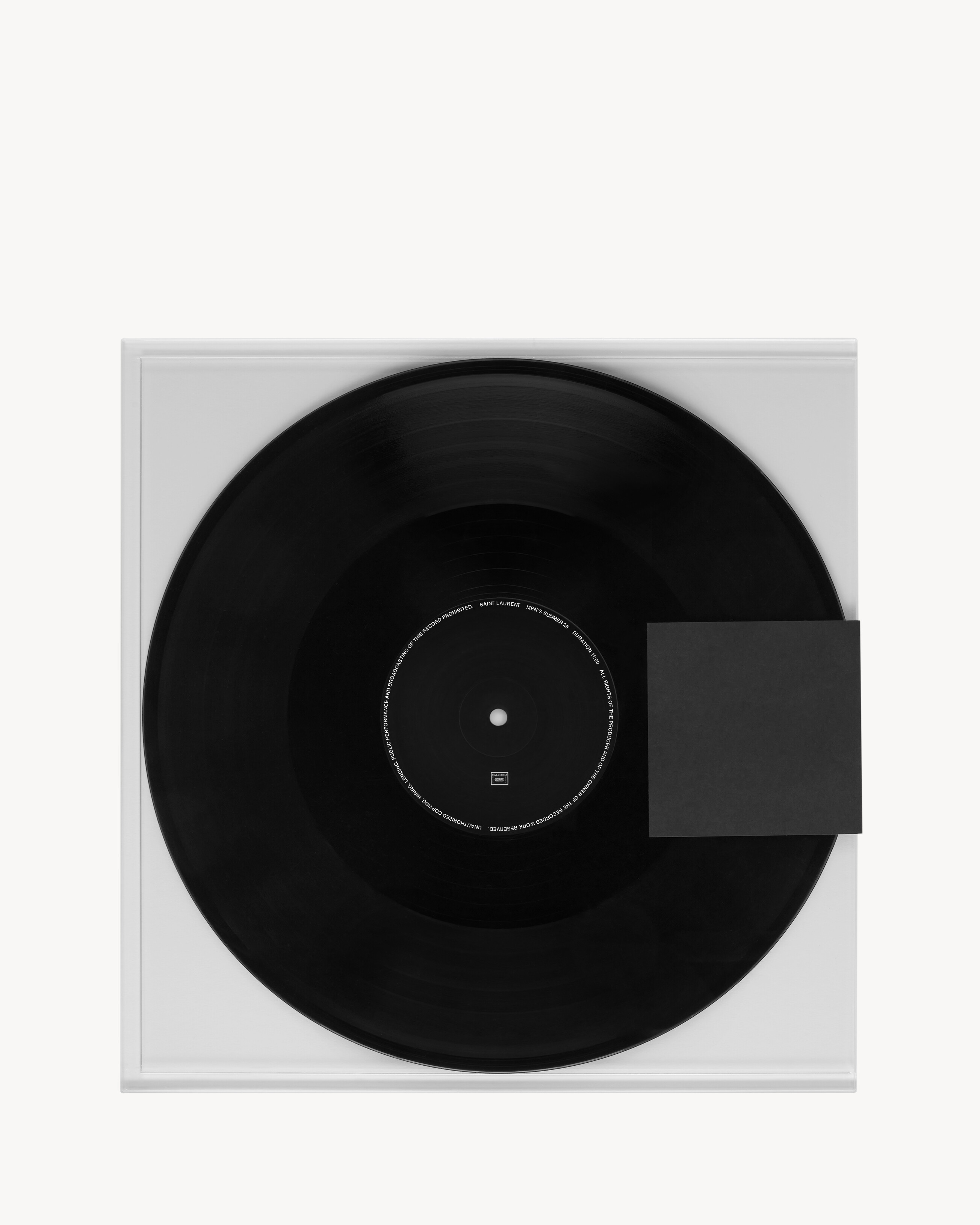 SAINT LAURENT MEN'S SUMMER 2026 SOUNDTRACK BY SEBASTIAN