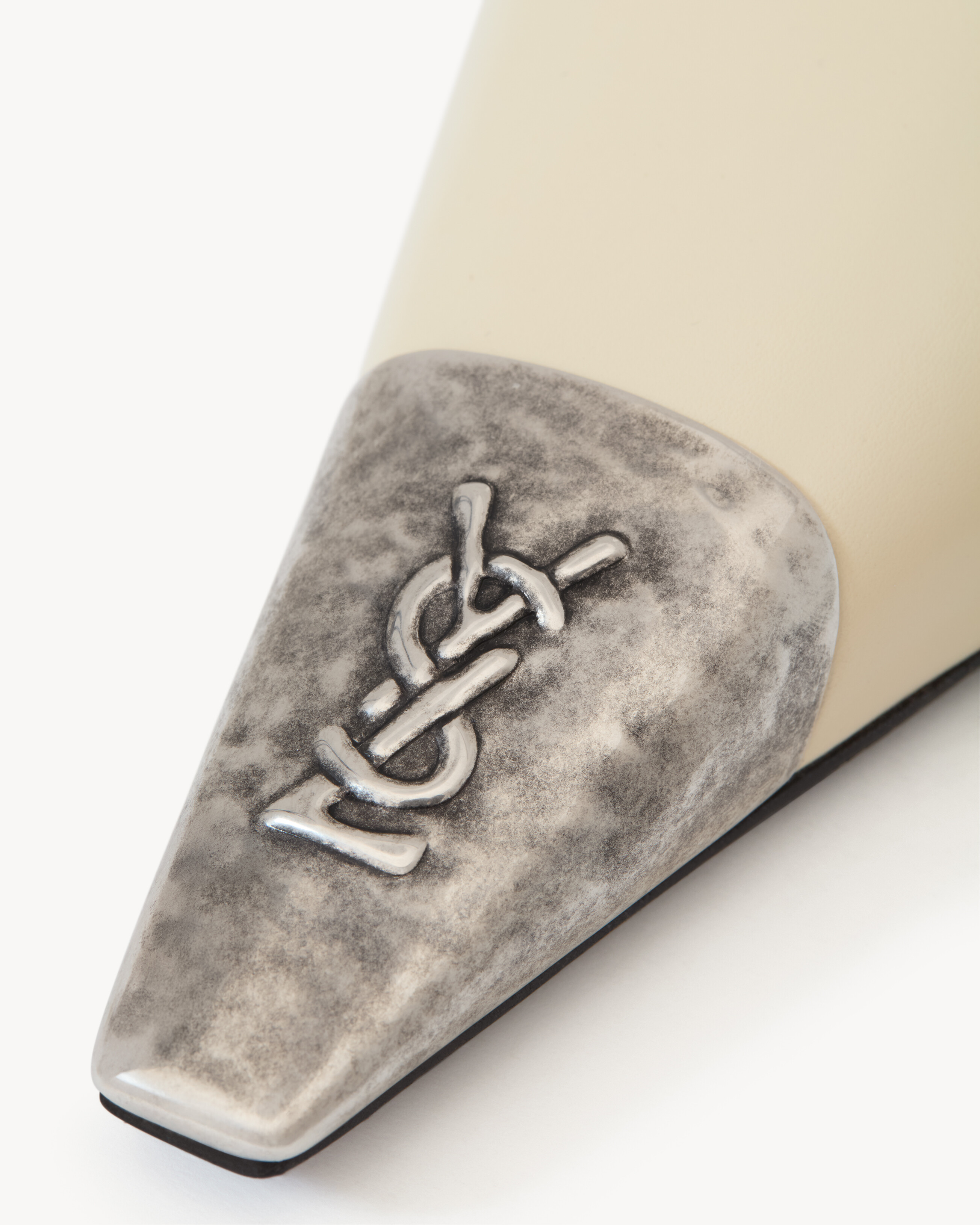 JEANNE slingback pumps in smooth leather