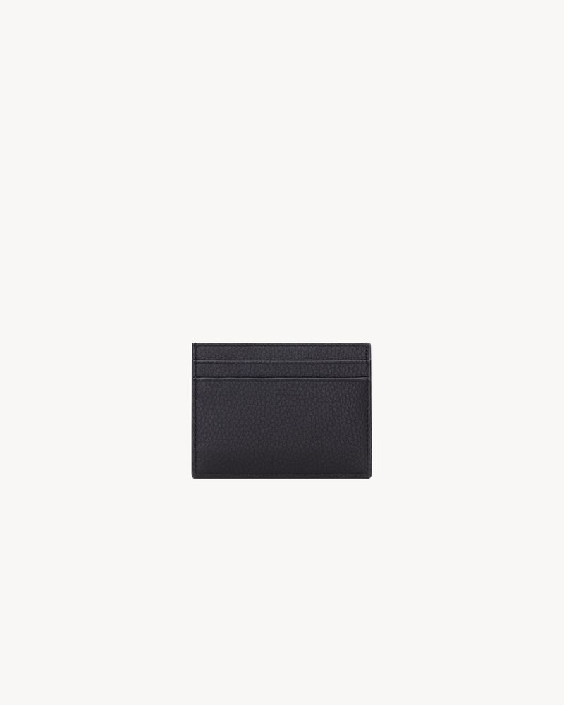 TINY CASSANDRE card case in grained leather