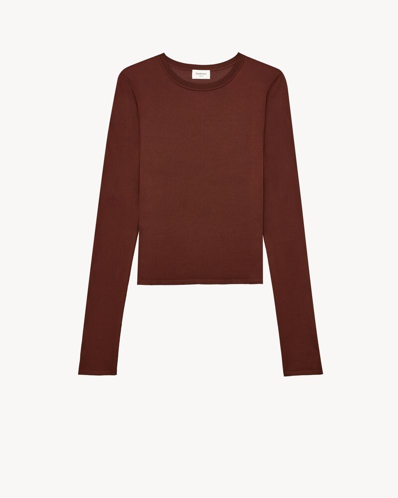CASSANDRE Stricktop mit transparenter Optik