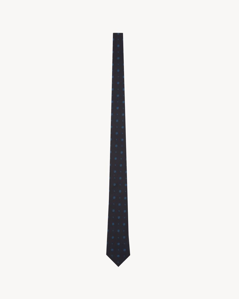 tie in silk jacquard