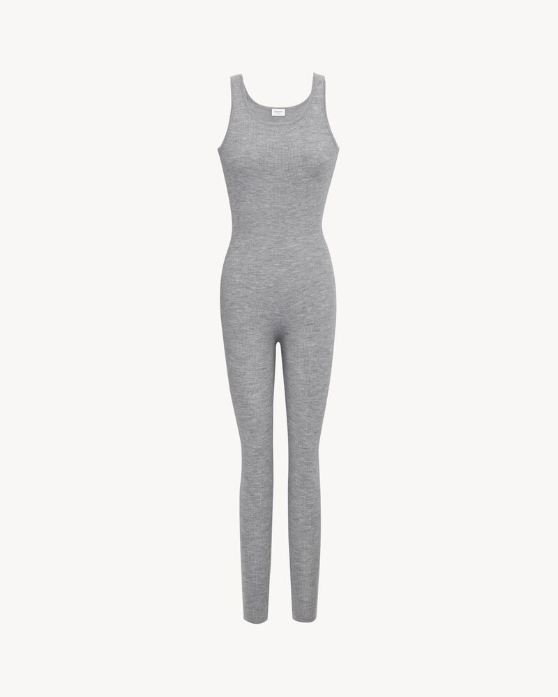 SLEEVELESS JUMPSUIT IN CASHMERE