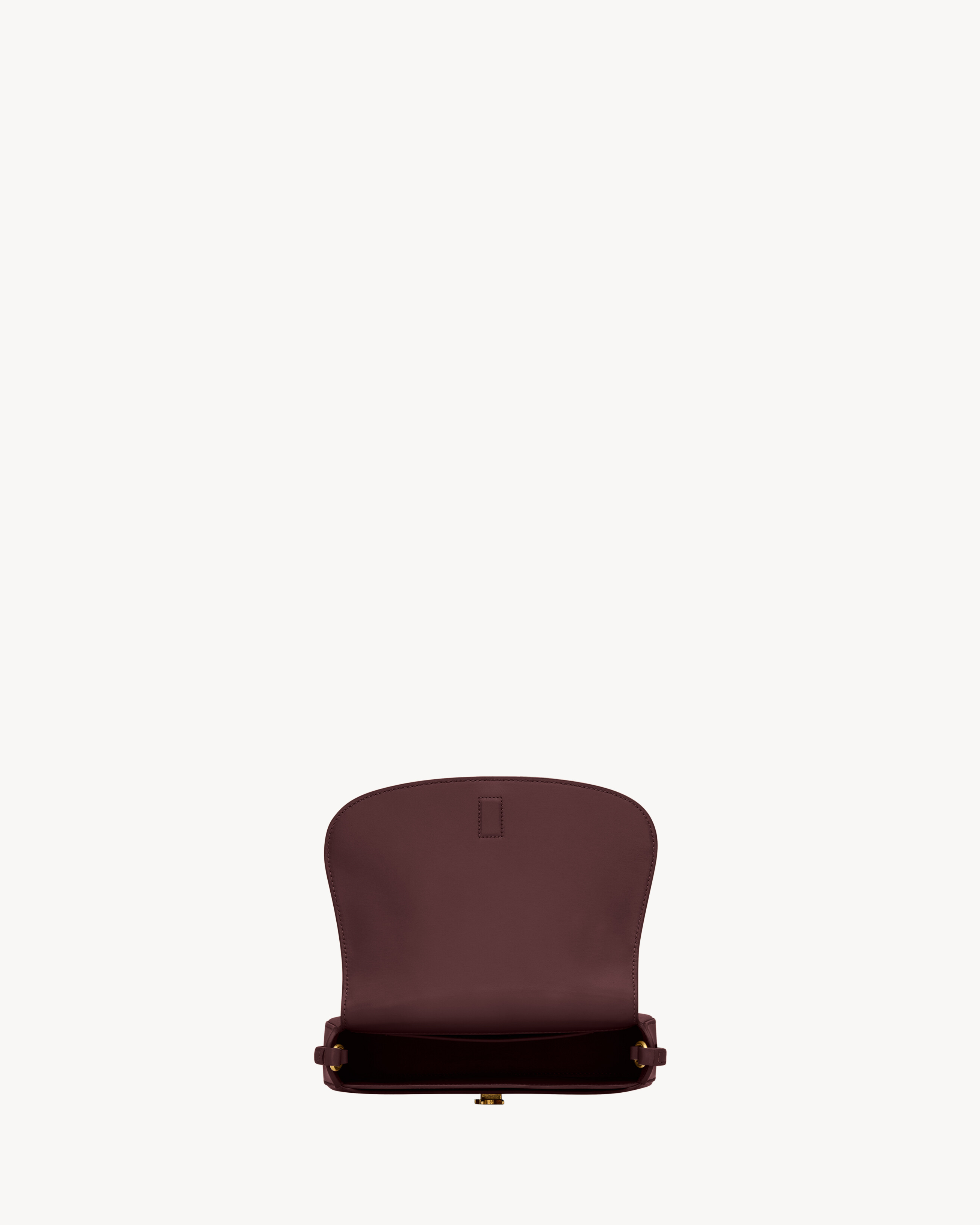 Mini VOLTAIRE Tasche aus BOX SAINT LAURENT Leder