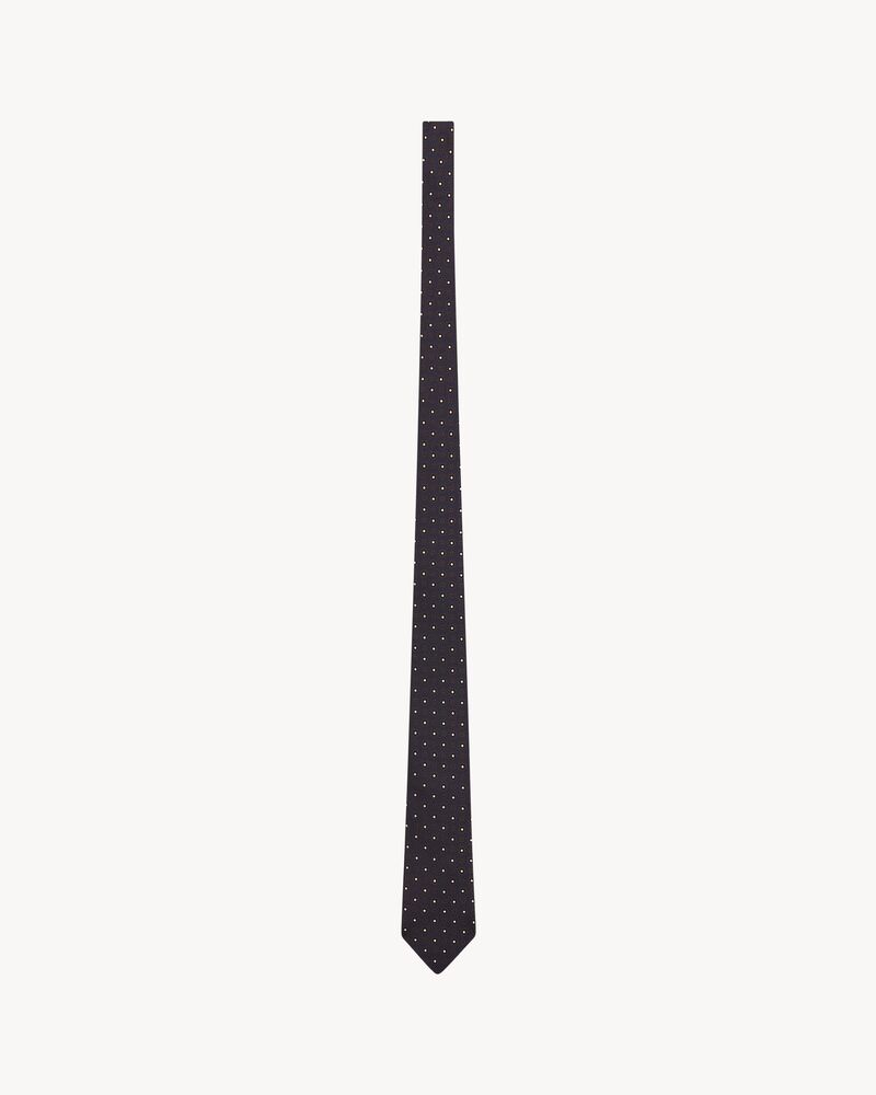 tie in silk jacquard