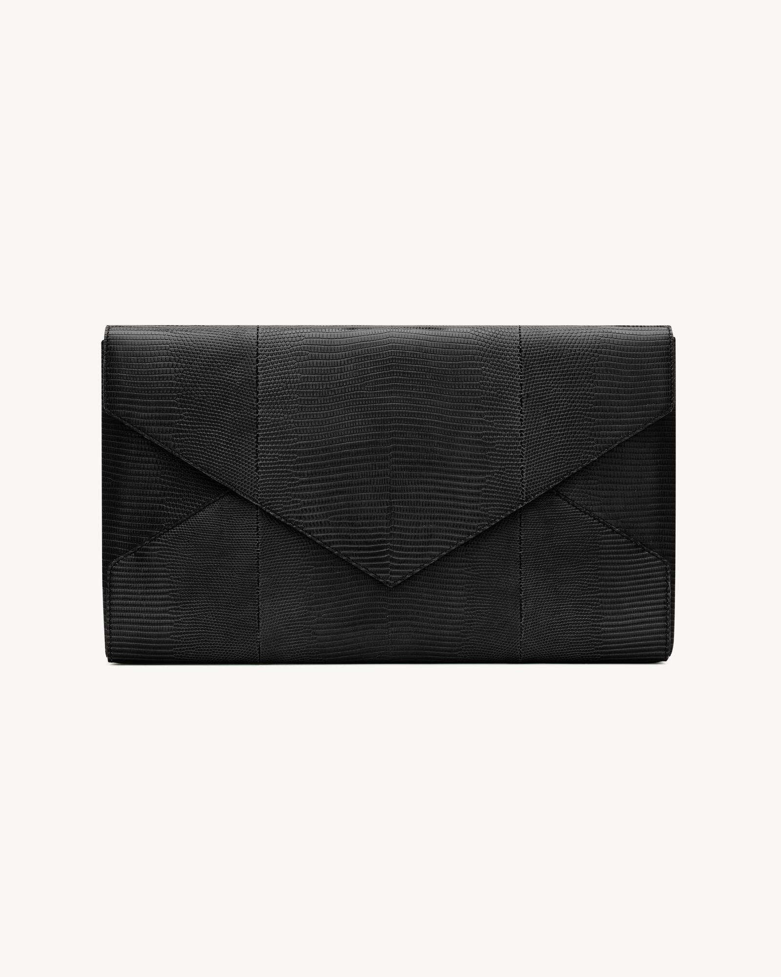 LETTER large pouch in lizard — A003UNEABNV1000