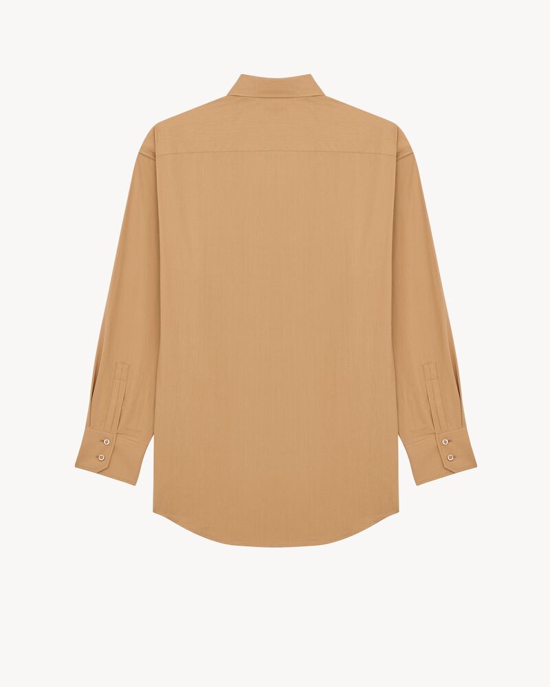 CASSANDRE shirt in striped cotton poplin