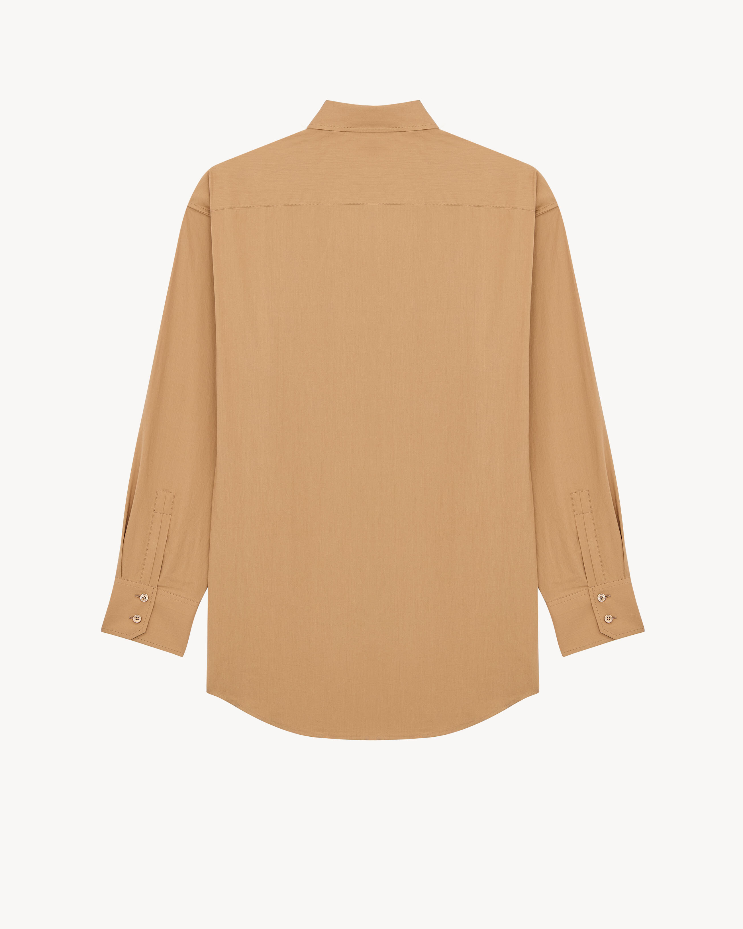 CASSANDRE chemise en popeline de coton à rayures