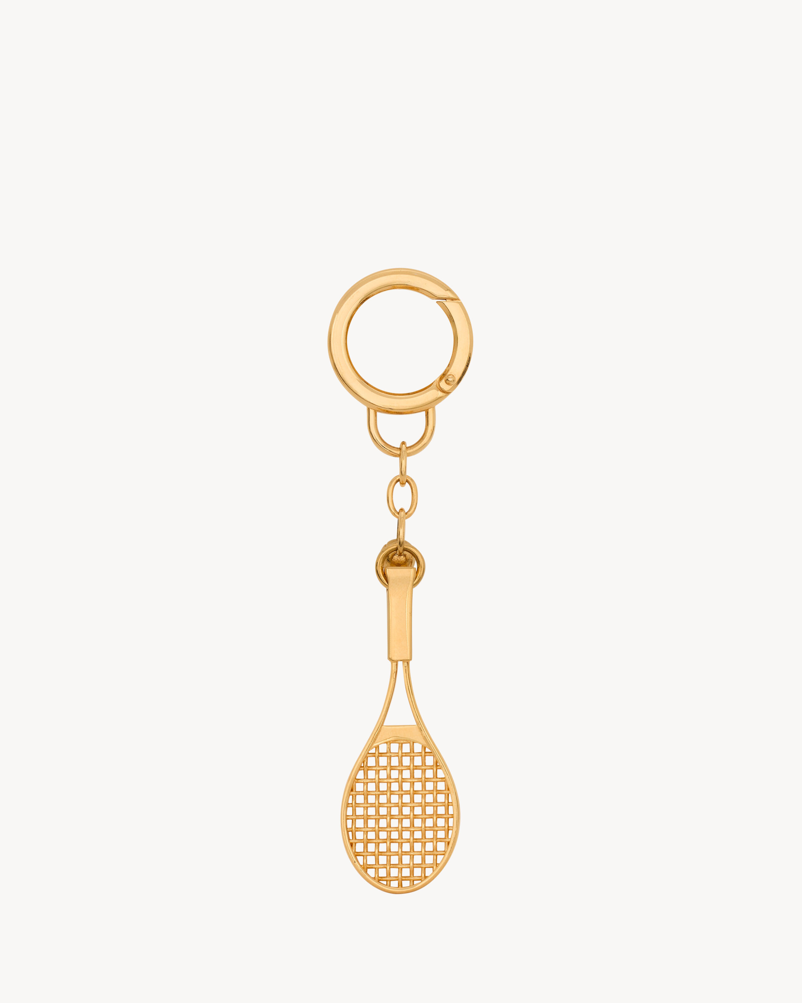 SAINT LAURENT TENNIS RACKET KEYRING