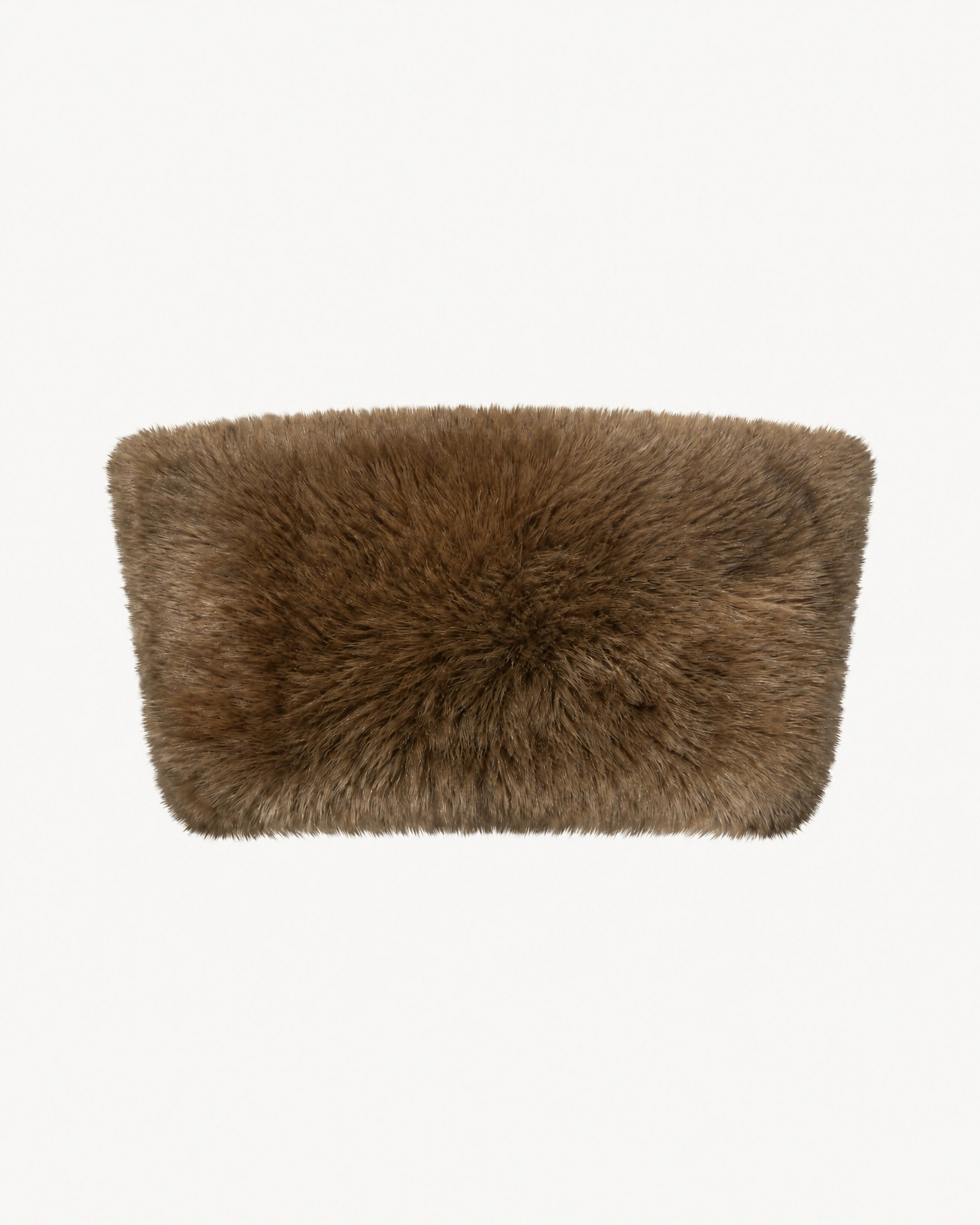 muff in animal-free fur