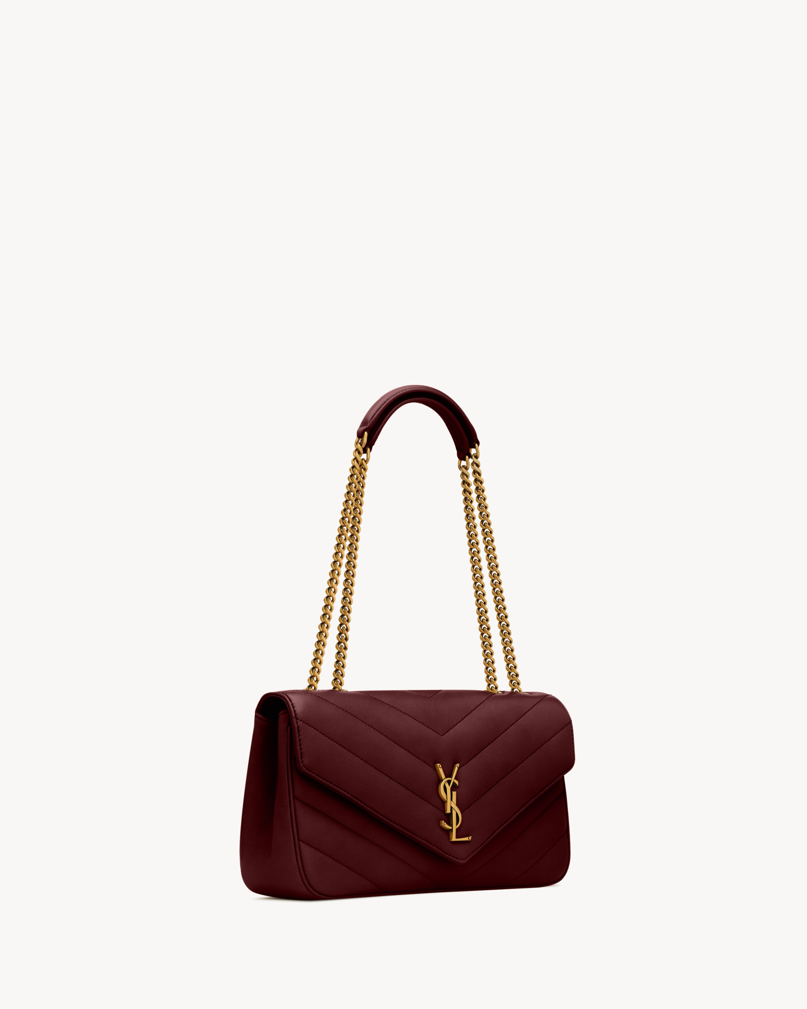 LOULOU medium in MATELASSÉ lambskin