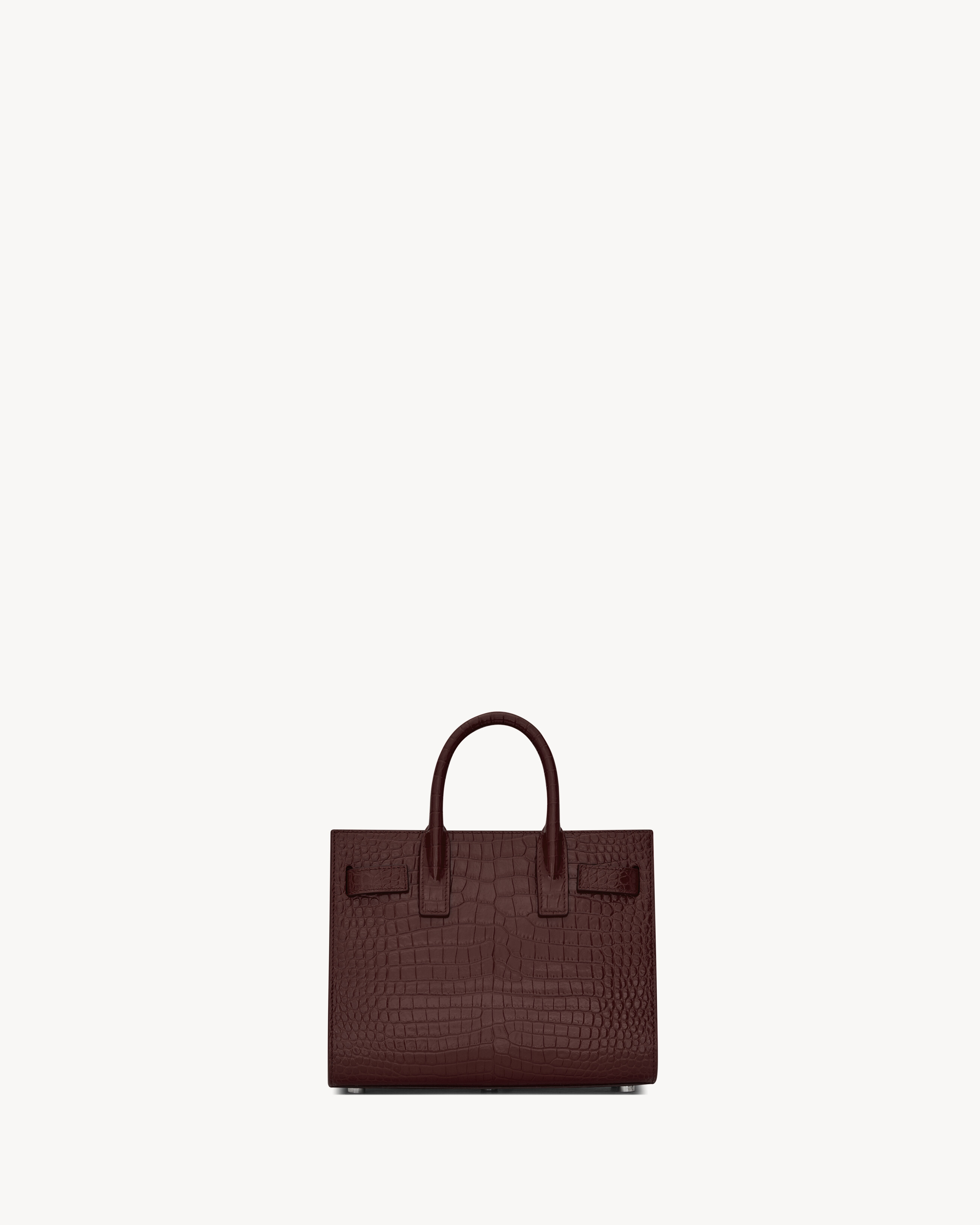 SAC DE JOUR IN CROCODILE-EMBOSSED LEATHER – NANO