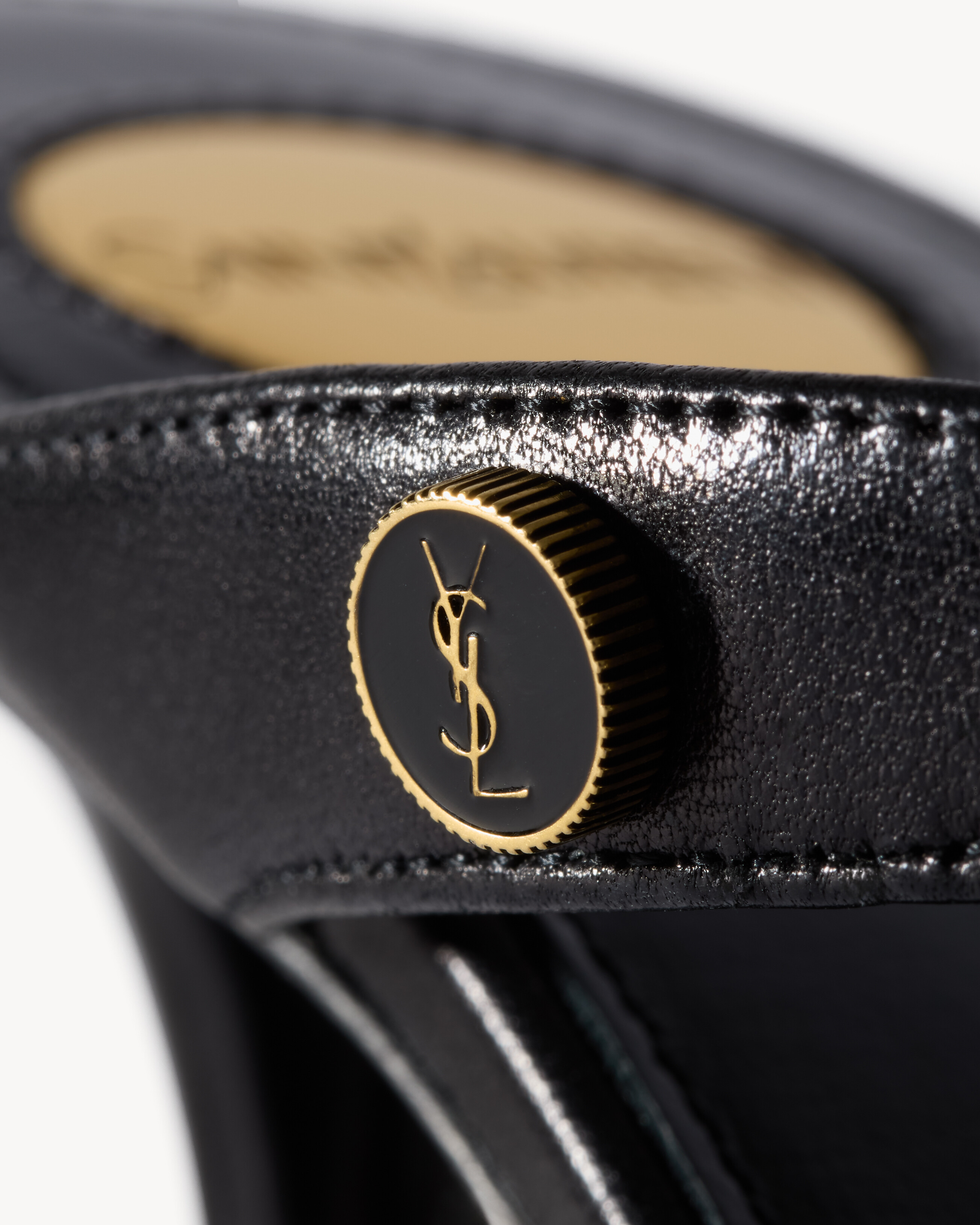 SUE mules in smooth leather