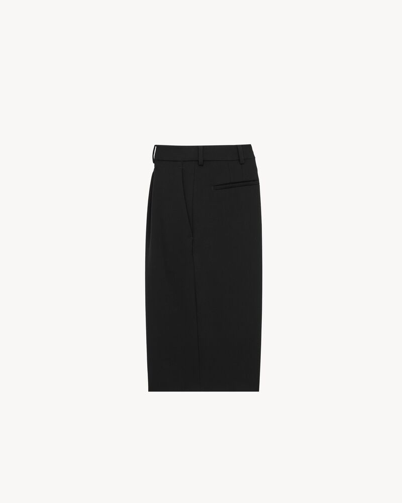 bermuda shorts in grain de poudre