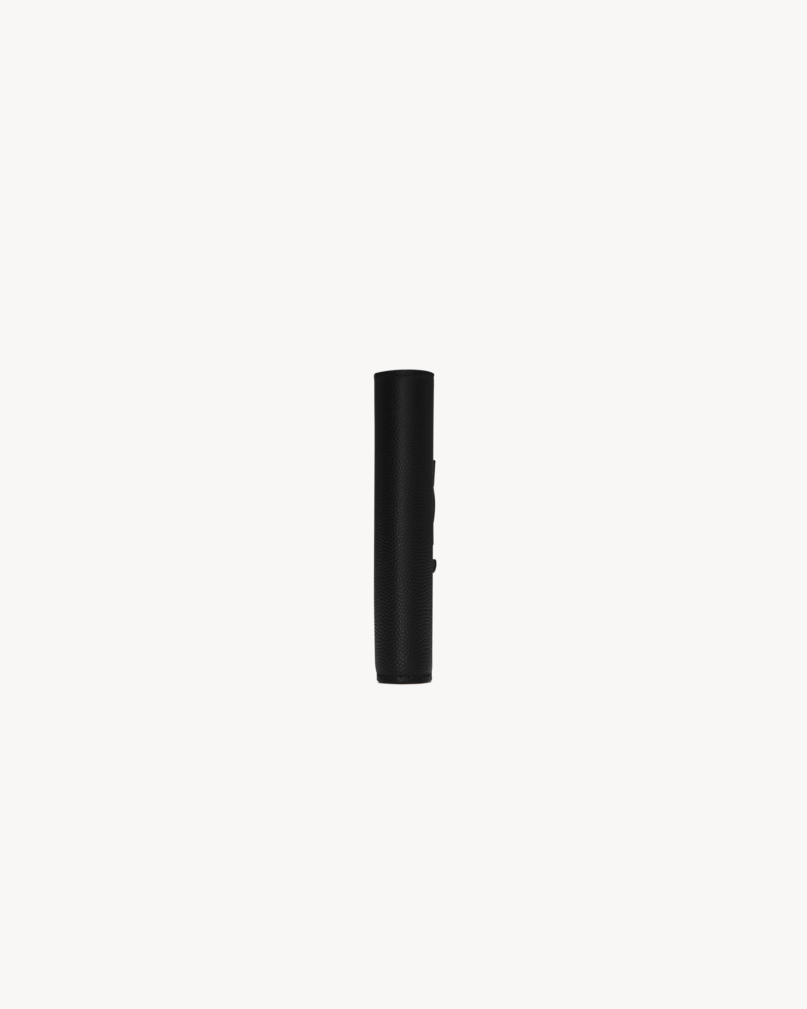 CASSANDRE credit card wallet in grain de poudre leather