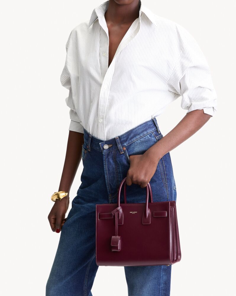 SAC DE JOUR in smooth leather – BABY