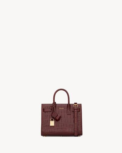 サック ド ジュール ナノ（アリゲーター） ボルドー | Saint Laurent