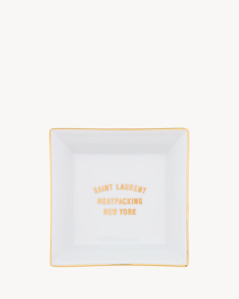 SMALL SAINT LAURENT NEW YORK PIN TRAY
