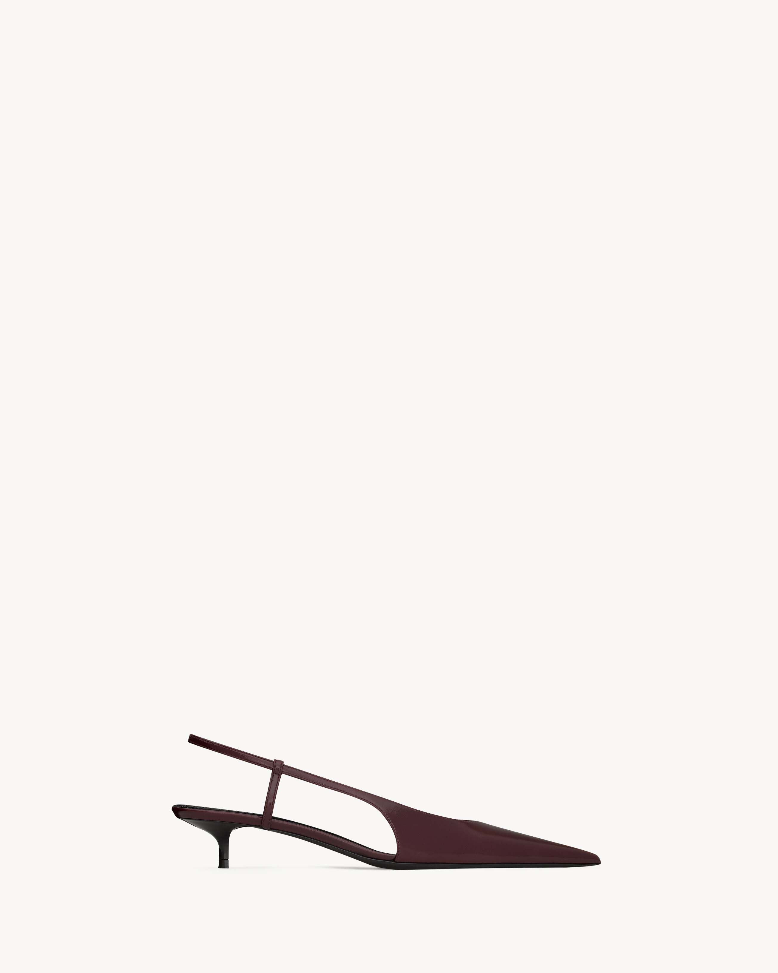 SECRET Slingback-Pumps aus Glattleder
