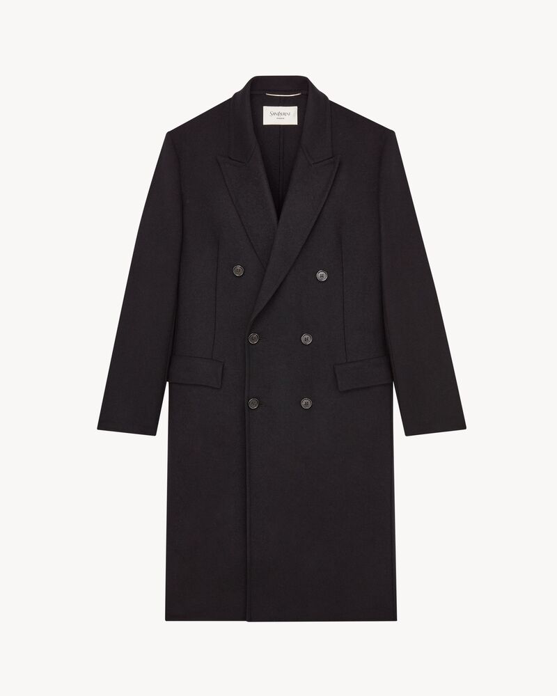 coat in double-face wool felt