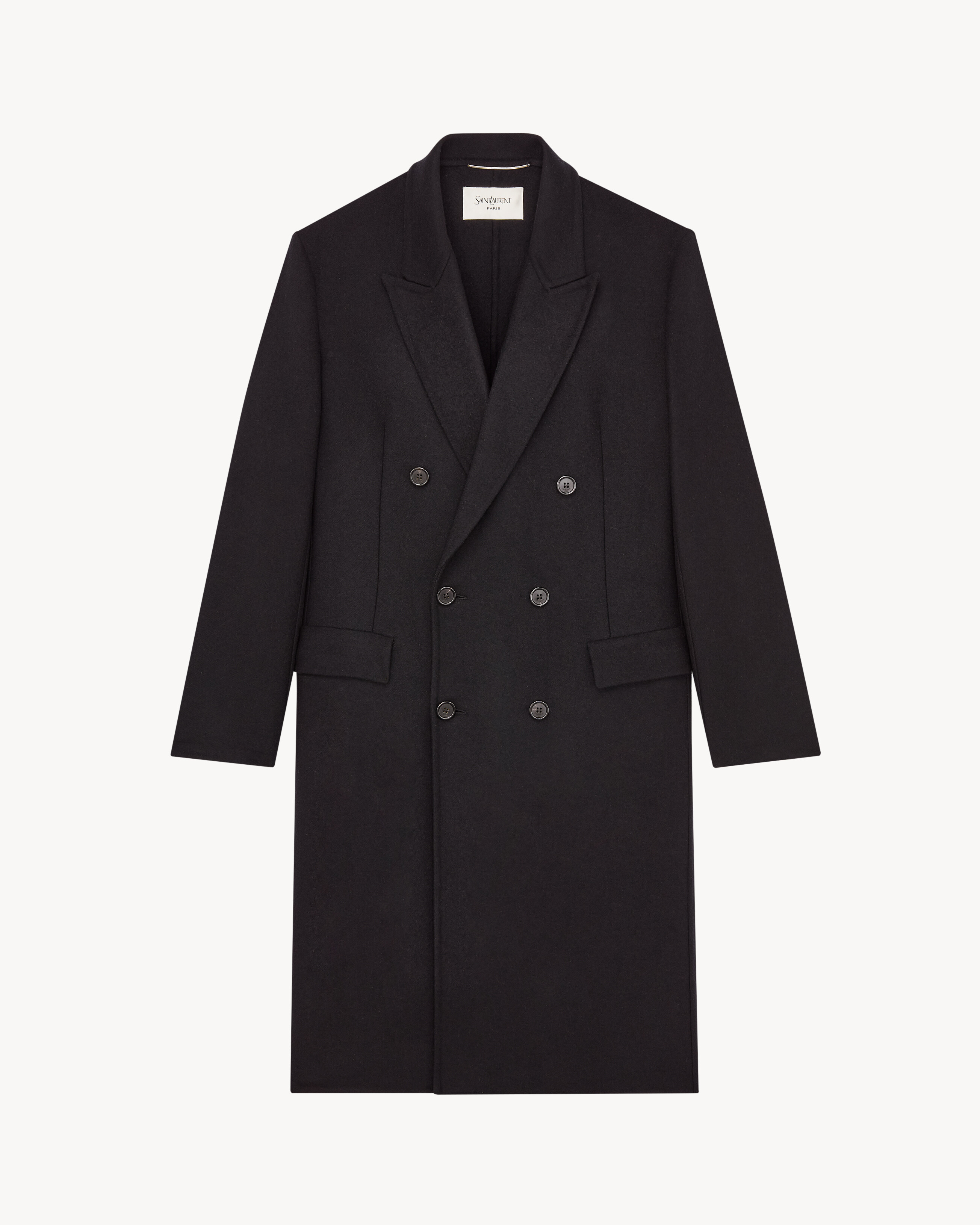 coat in double-face wool felt