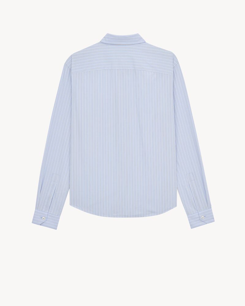 CASSANDRE shirt in striped cotton poplin