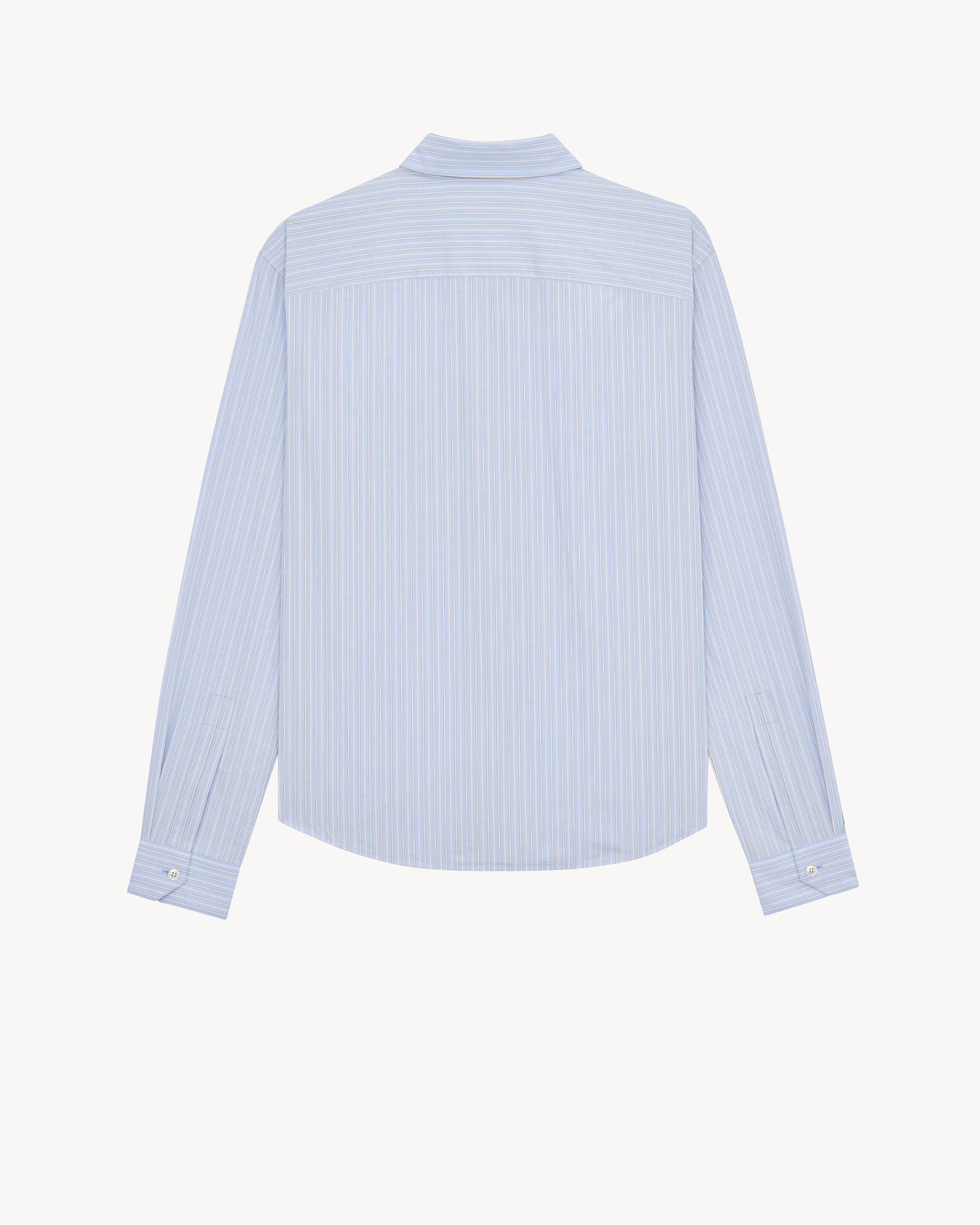 CASSANDRE shirt in striped cotton poplin