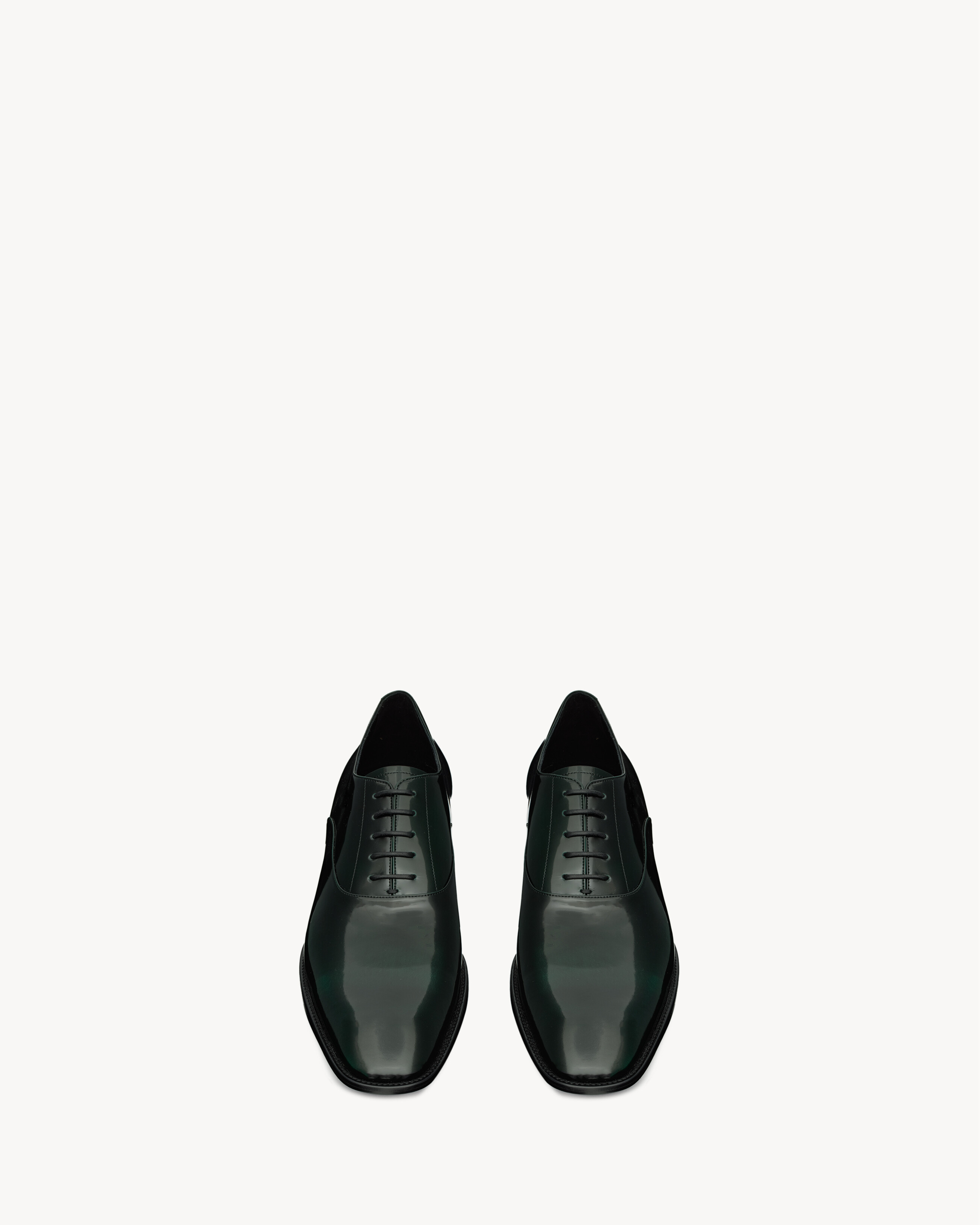 STANTON oxfords in glazed leather