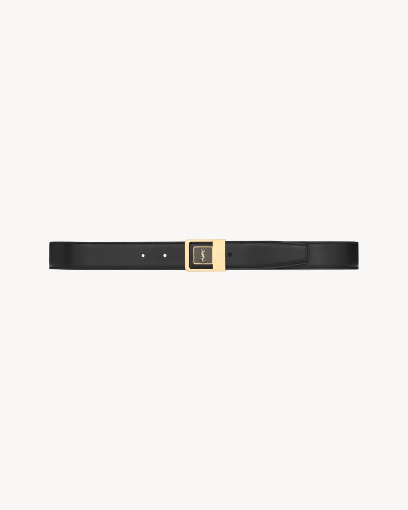 LA 66 belt in smooth leather