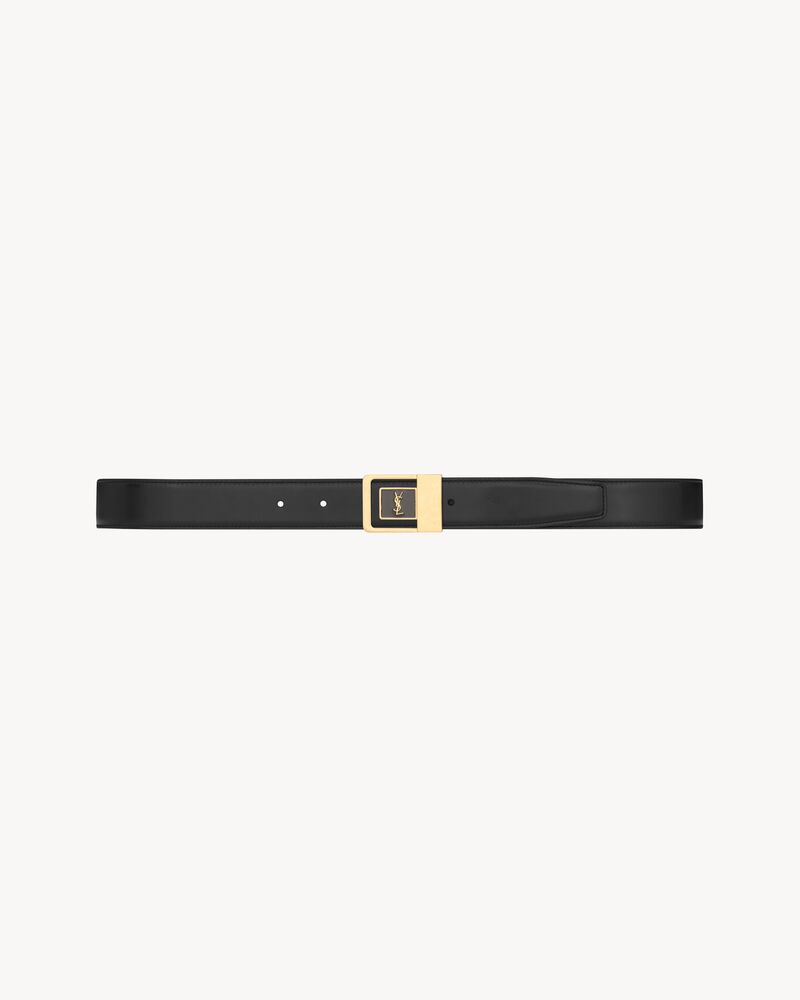 LA 66 belt in smooth leather