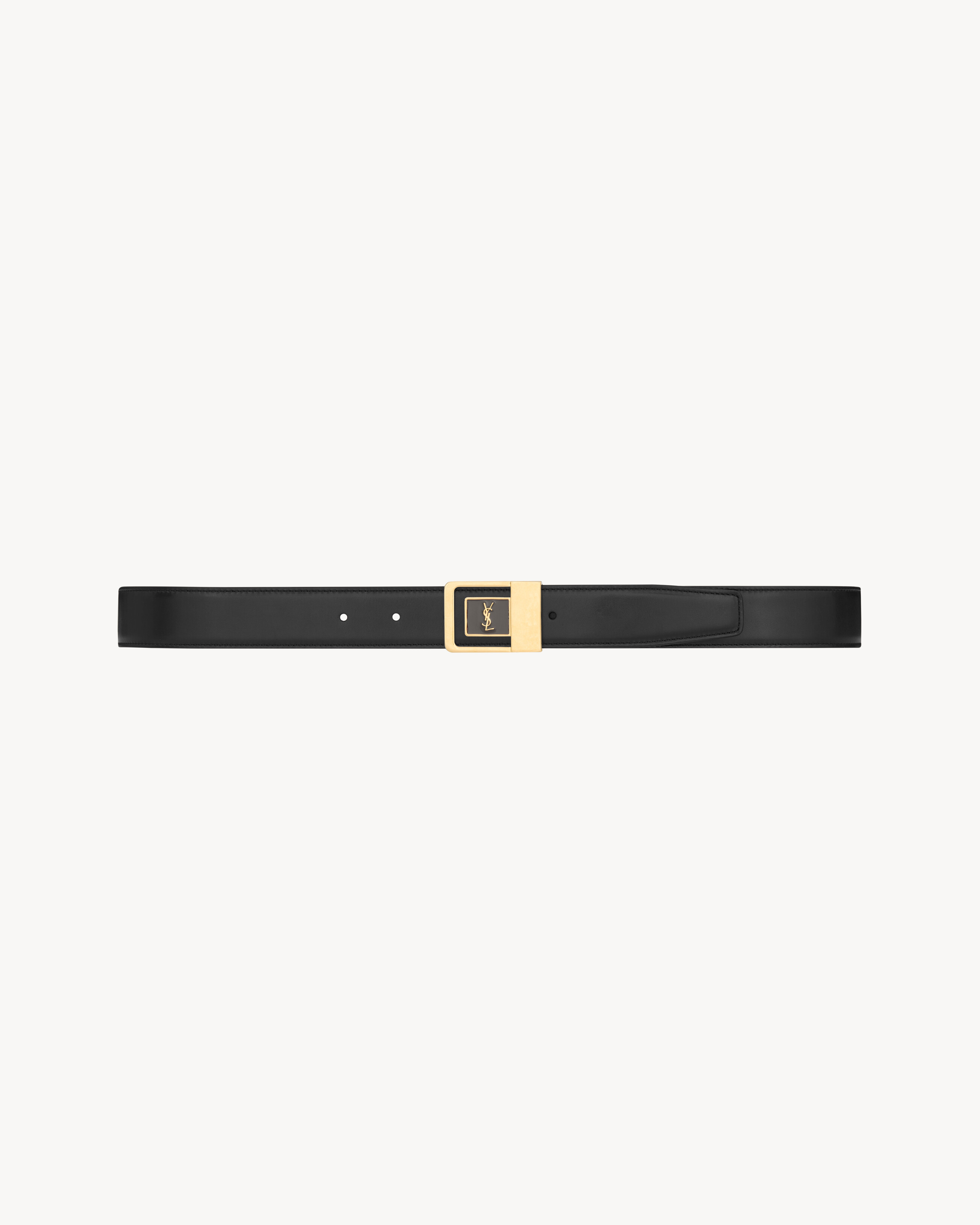 LA 66 belt in smooth leather